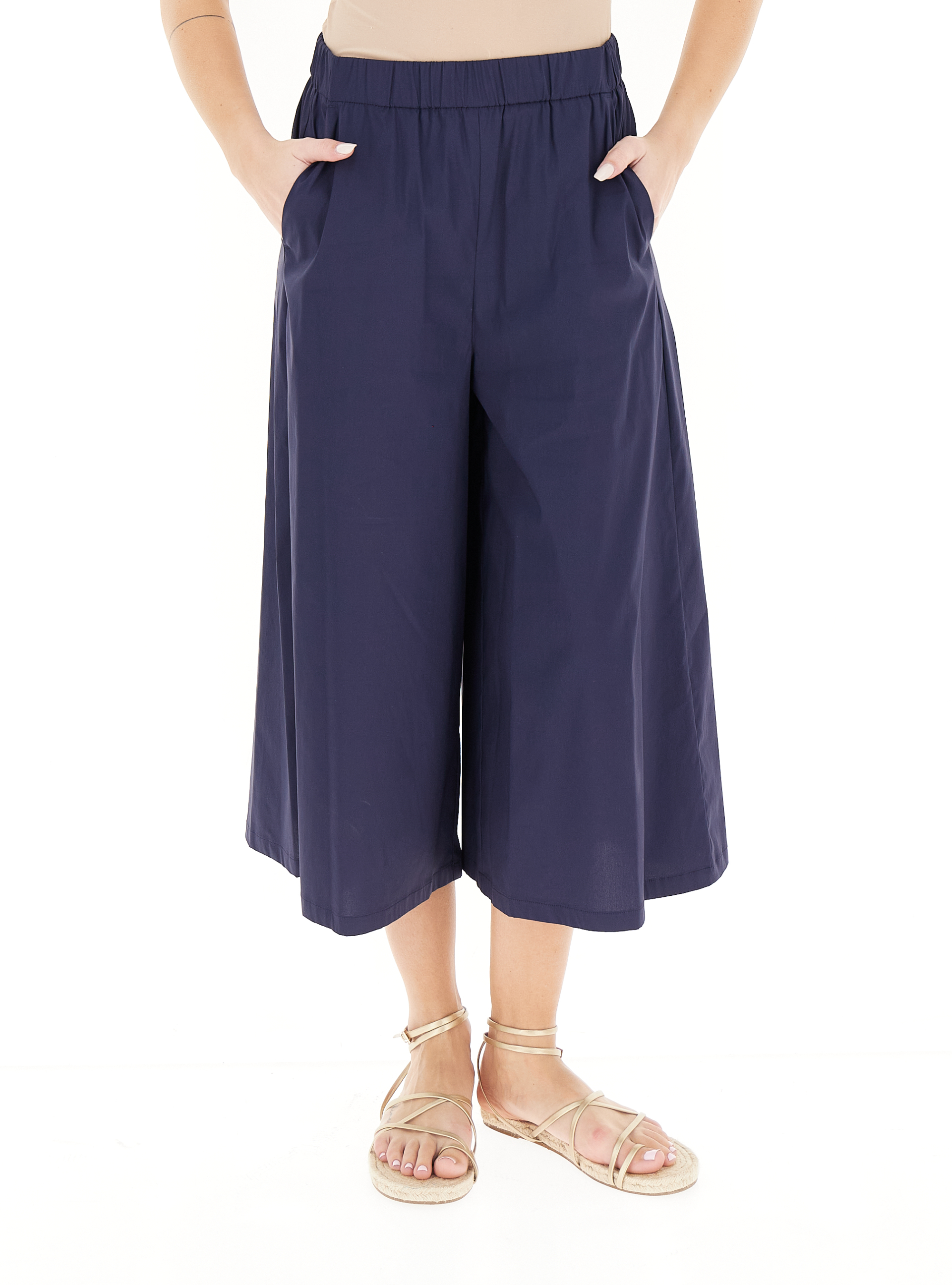 Pantalone cropped BLU NAVY 40