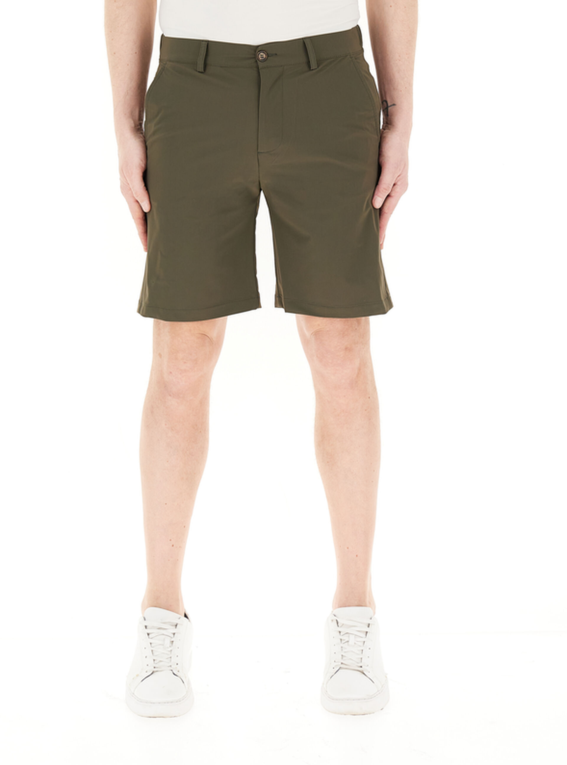 Bermuda tessuto tecico ORIGINALS VERDE MILITARE 52