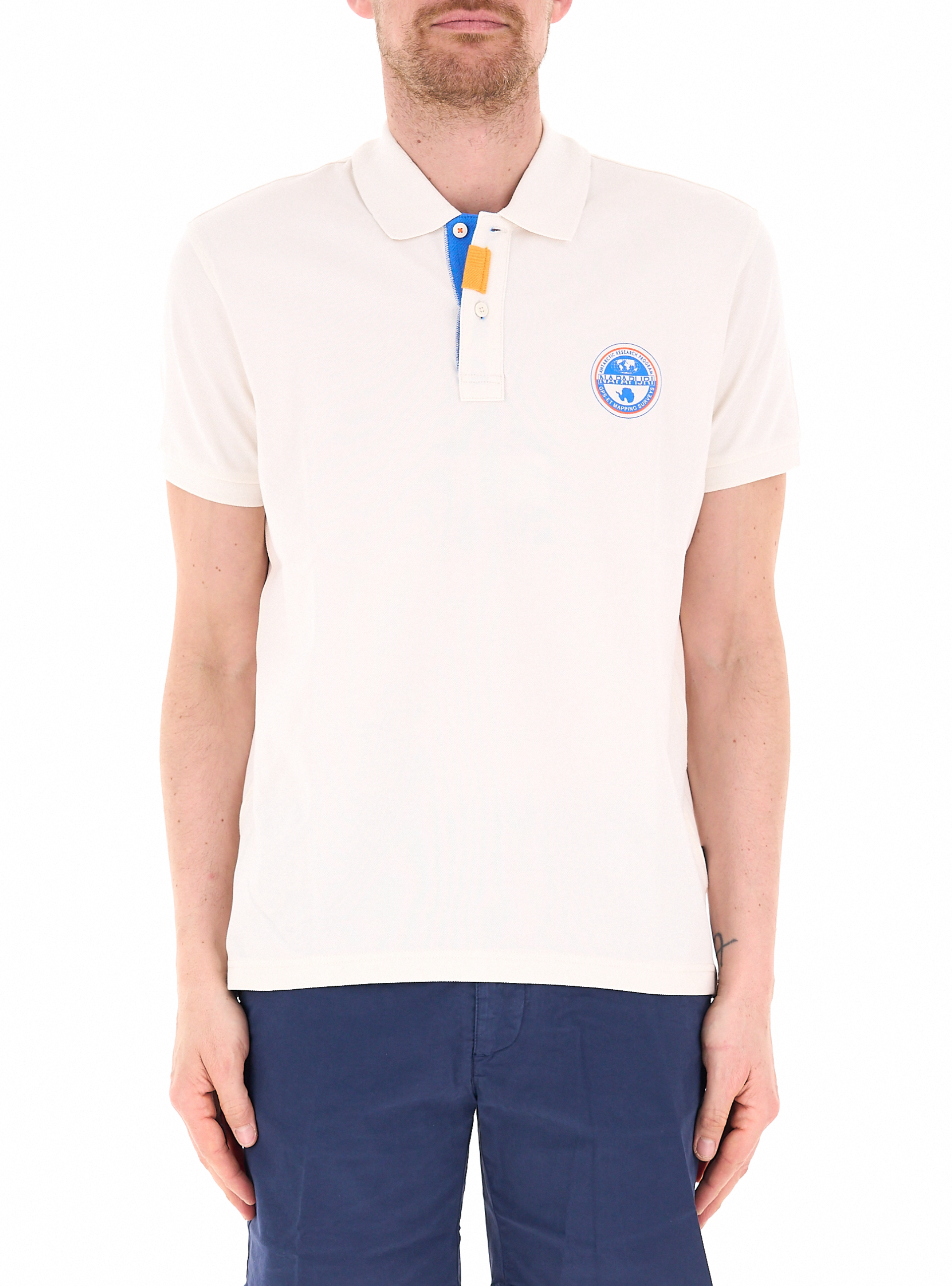 Napapijri Polo in cotone PANNA