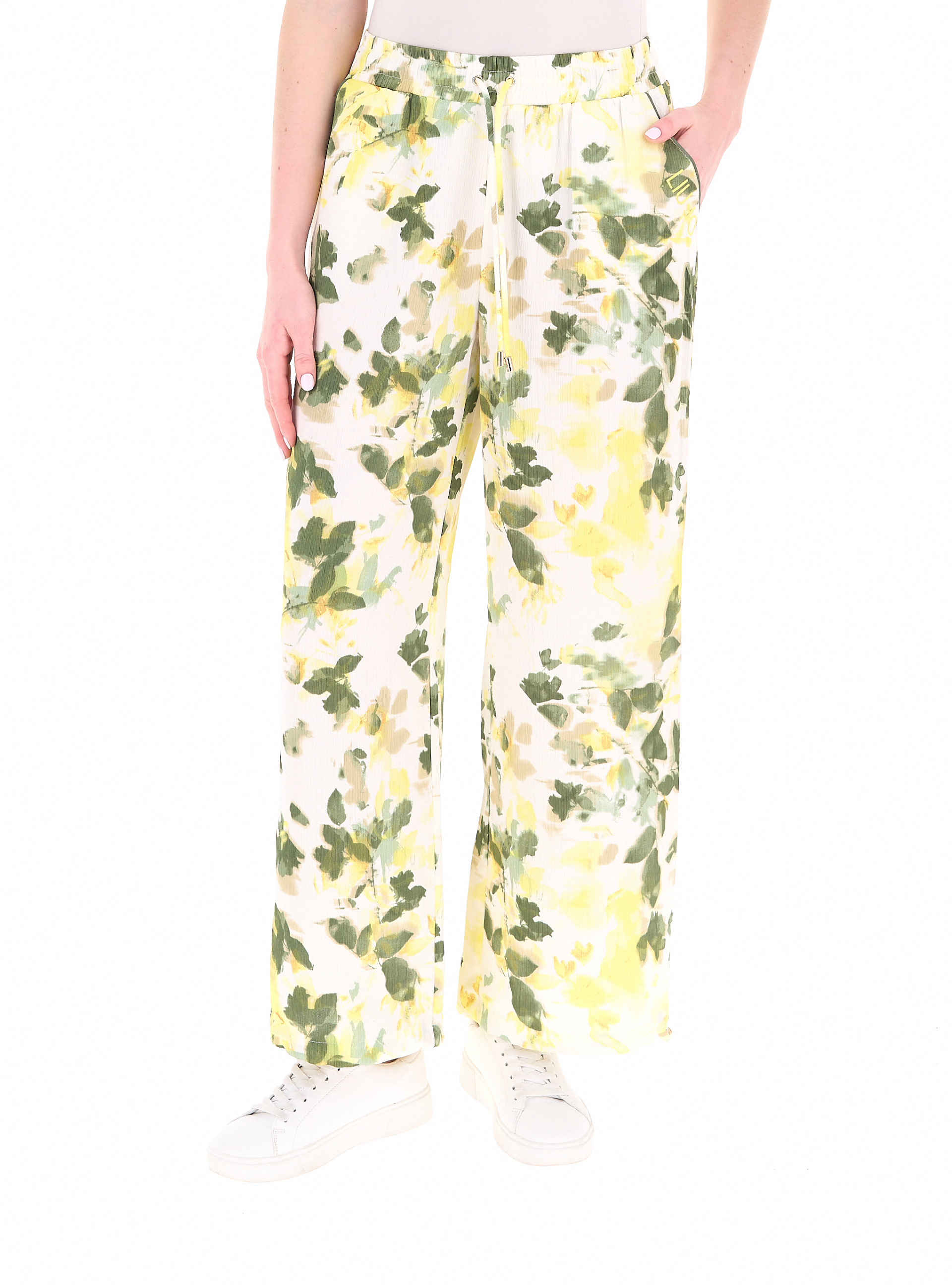 Pantalone a palazzo SPORT GIALLO