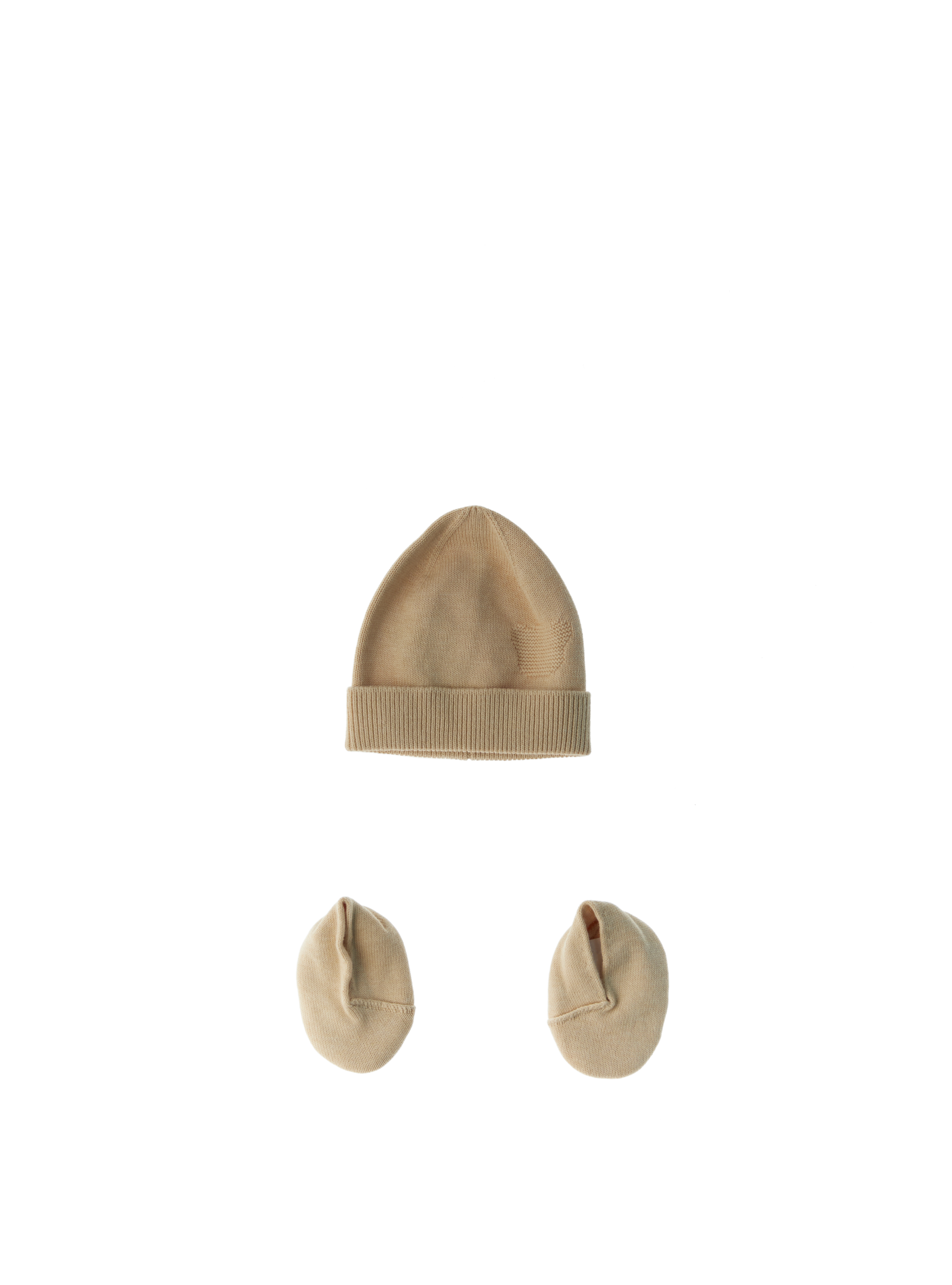 Set berretto calzini BEIGE