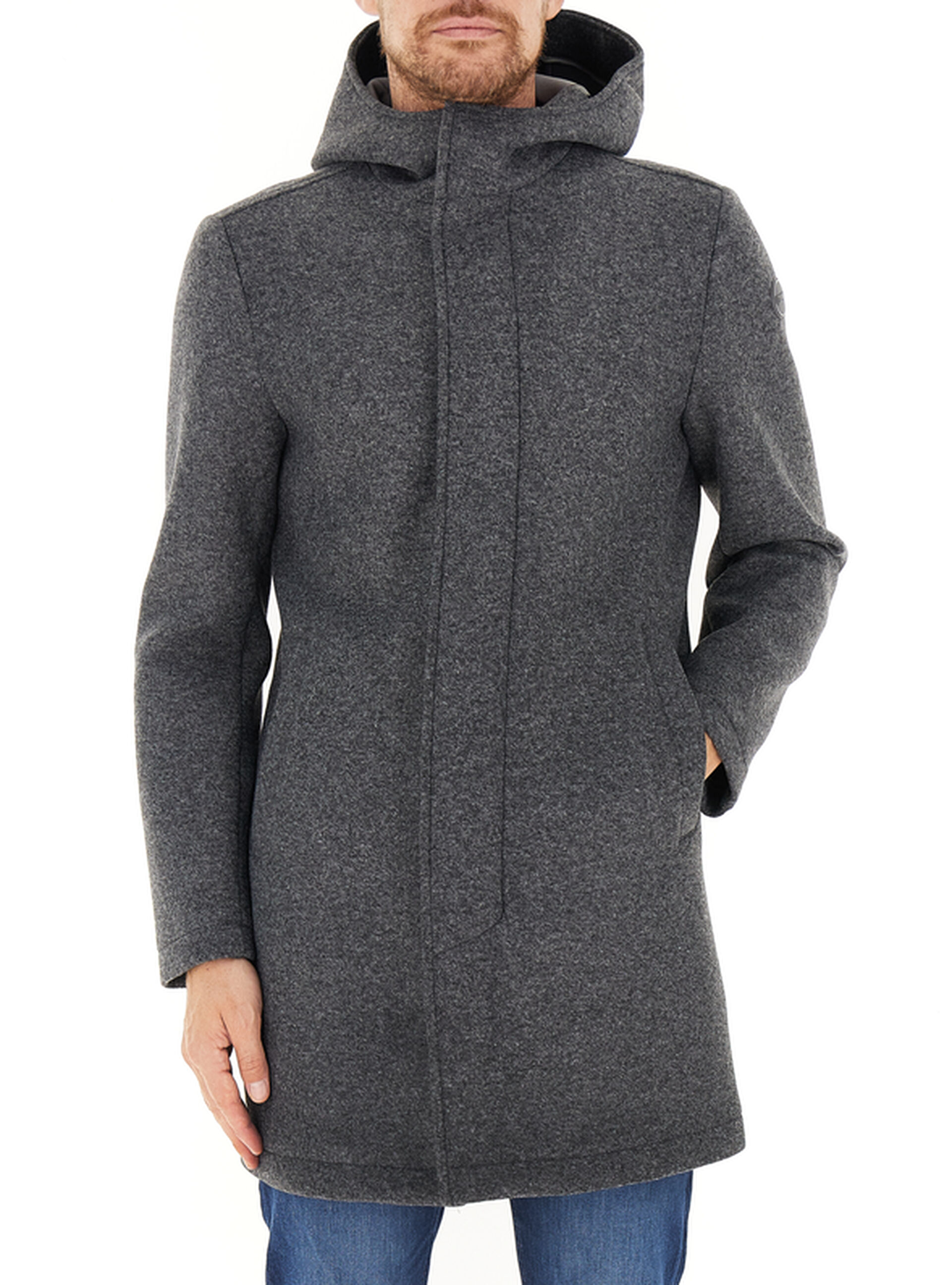 Cappotto con cappuccio ORIGINALS GRIGIO 54