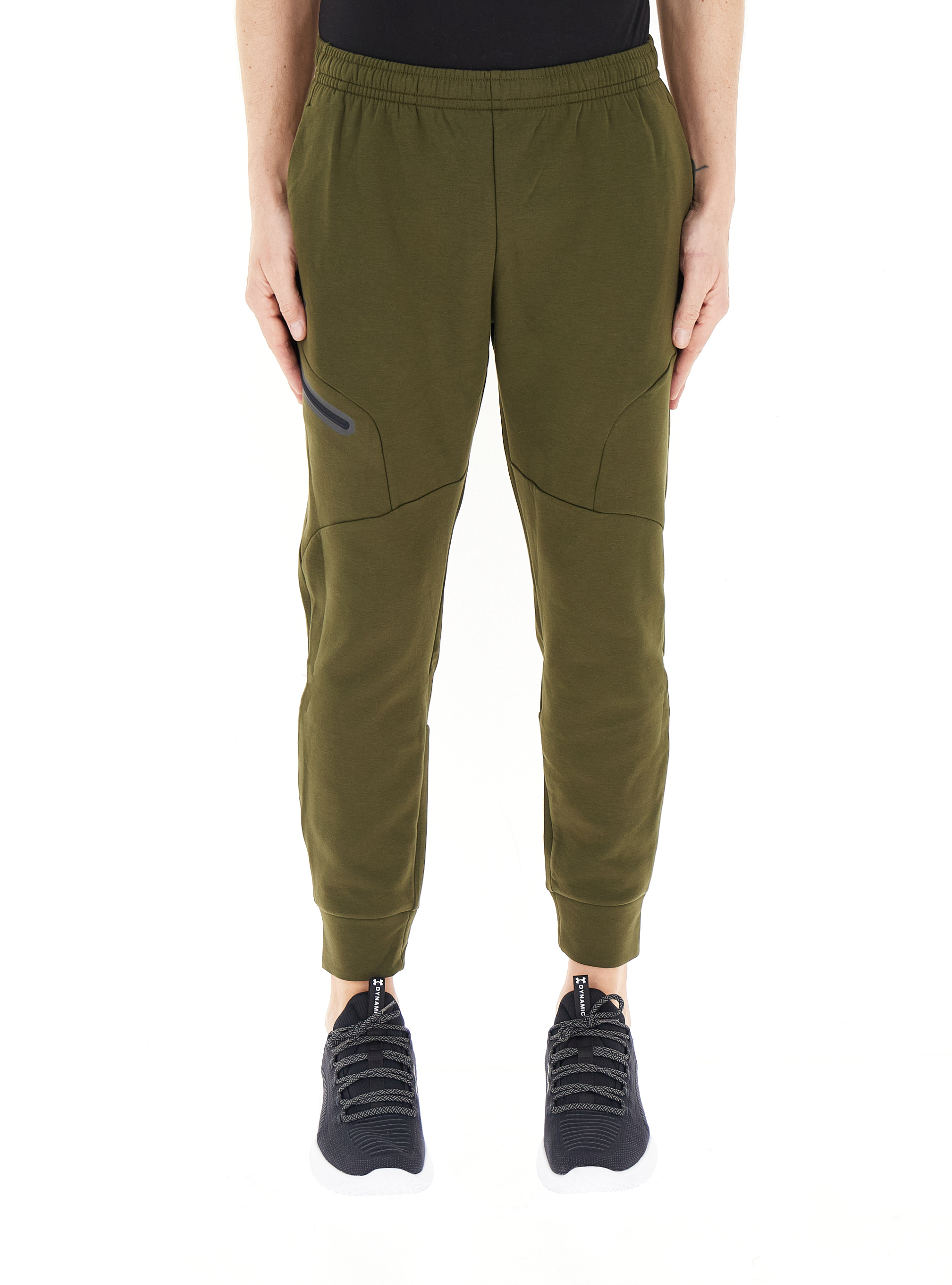 Pantalone in felpa VERDE OLIVA SM