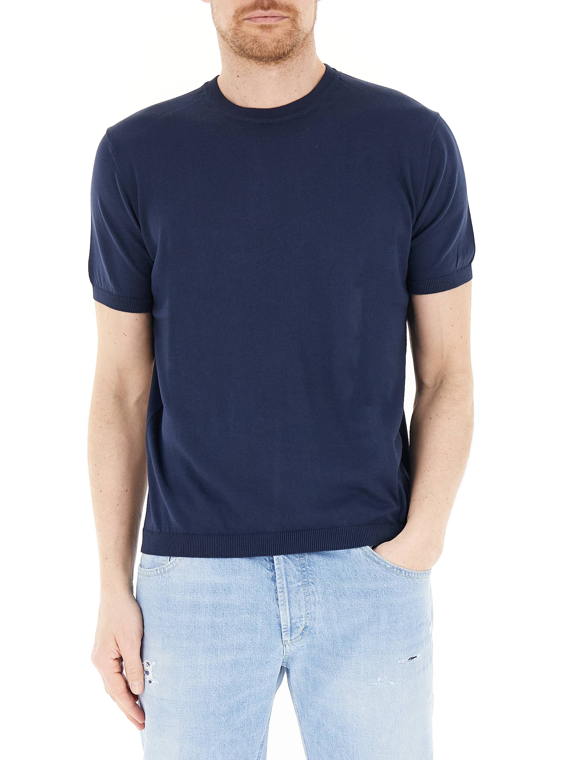 Maglia in cotone BLU NAVY