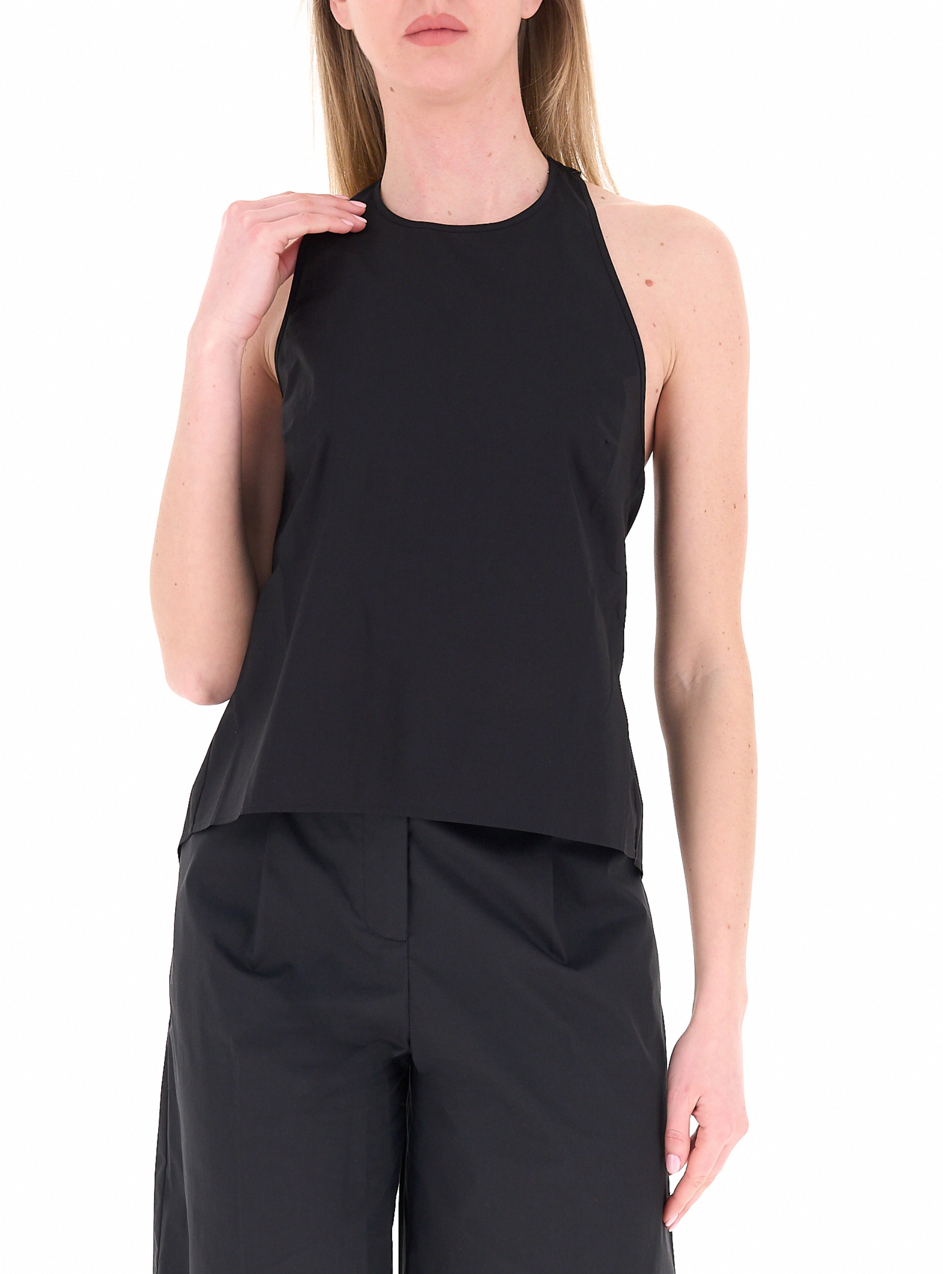 PATRIZIA PEPE Top in cotone NERO