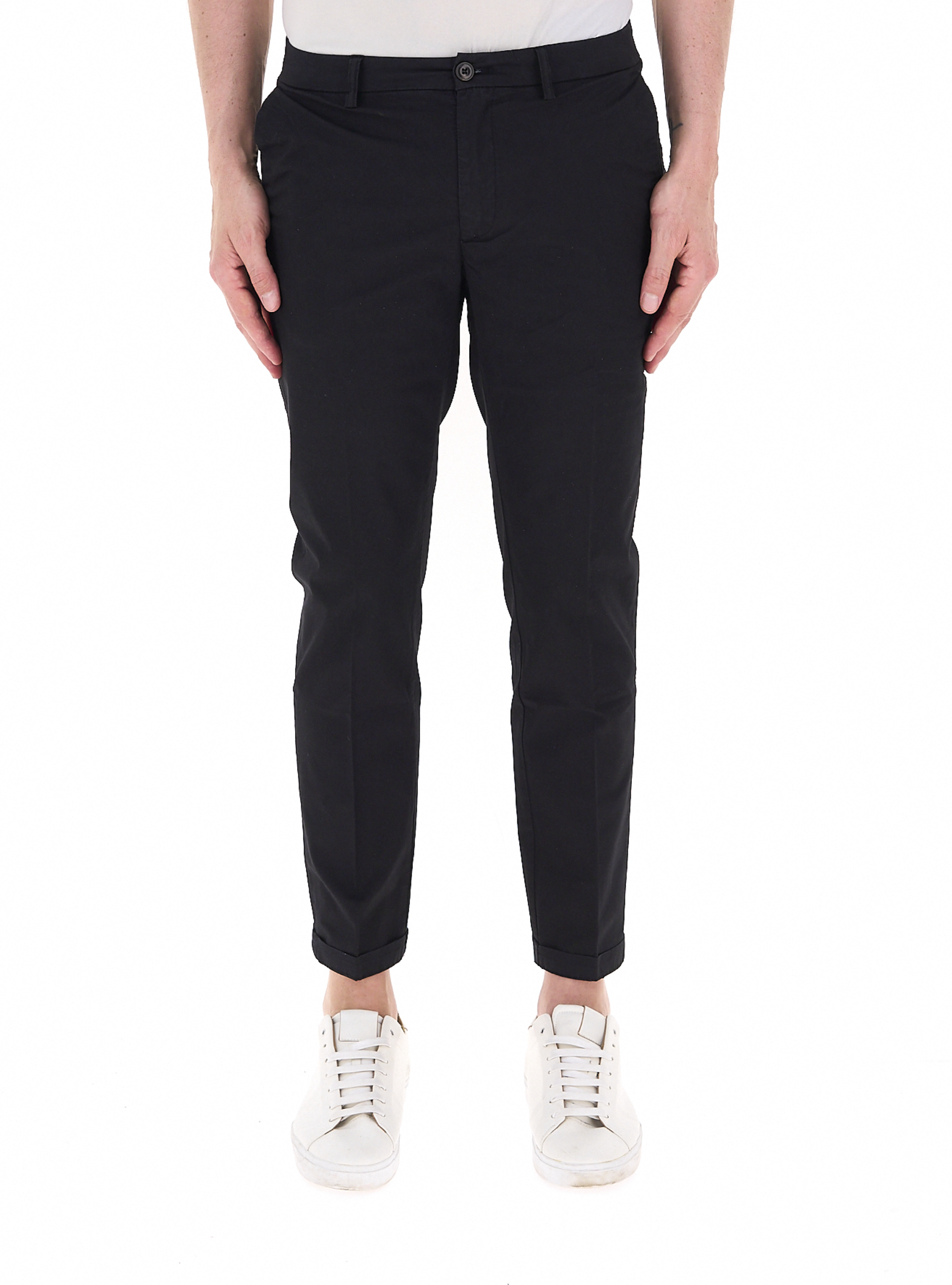 WEFT Pantalone chino NERO