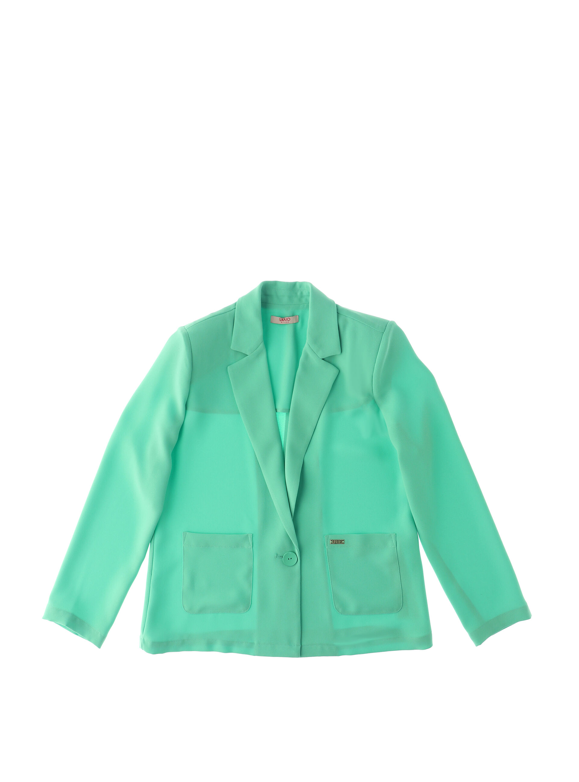 Blazer con tasche JUNIOR VERDE