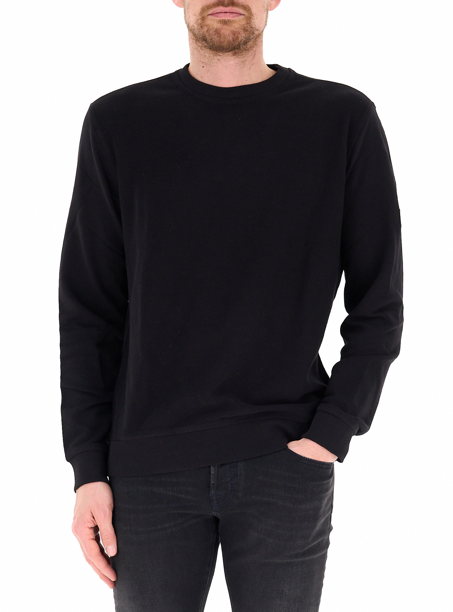 Barbour Felpa girocollo NERO