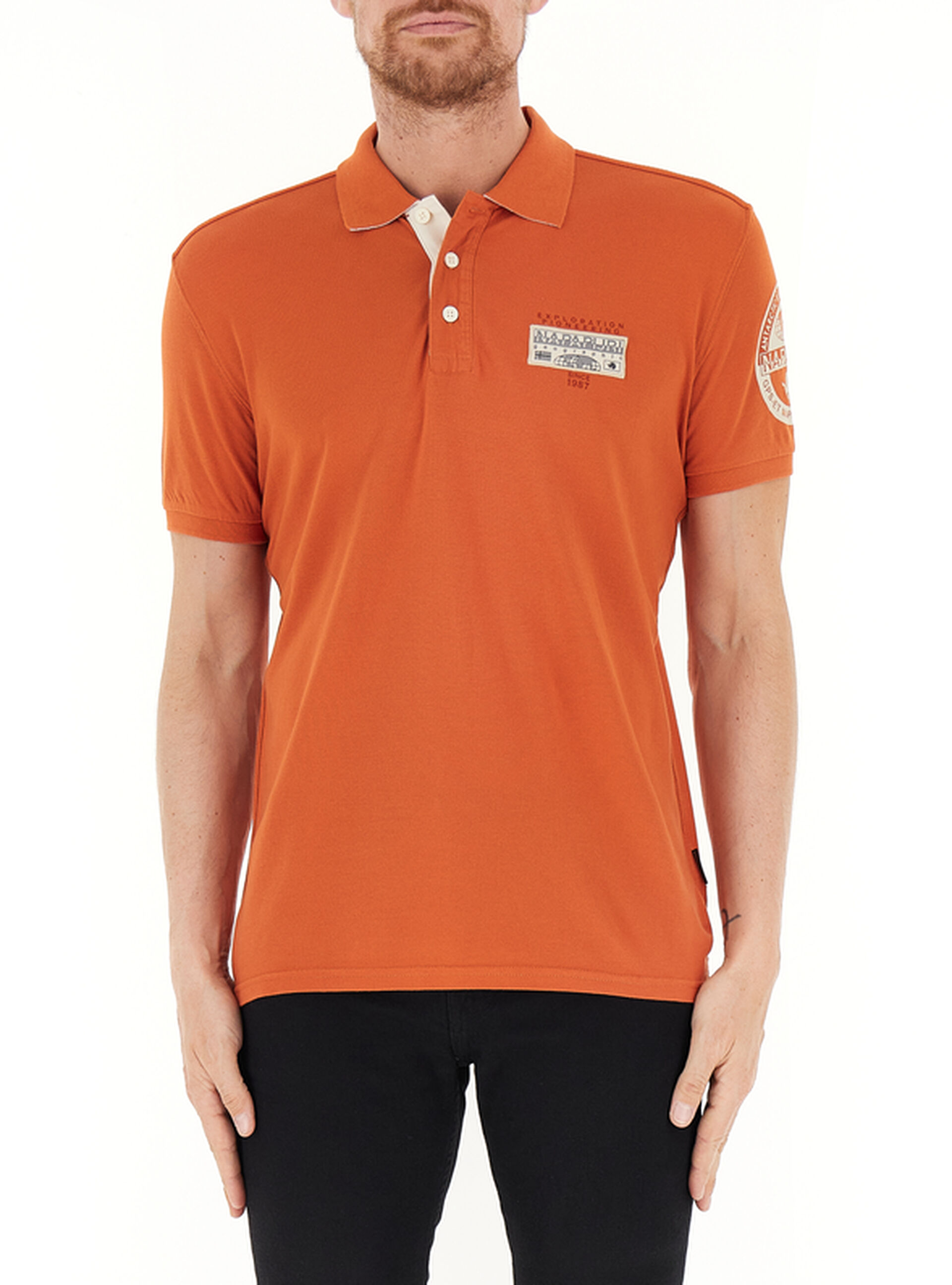 Polo maniche corte ARANCIONE