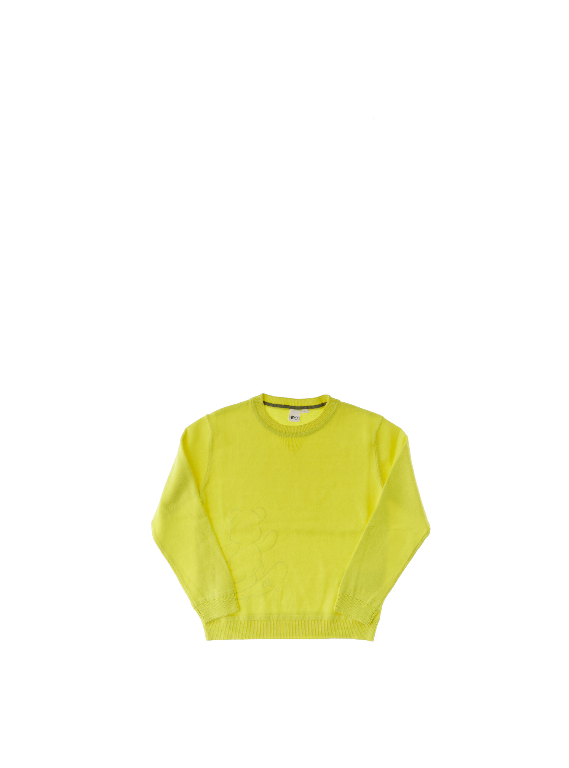 IDO Girocollo misto cotone GIALLO