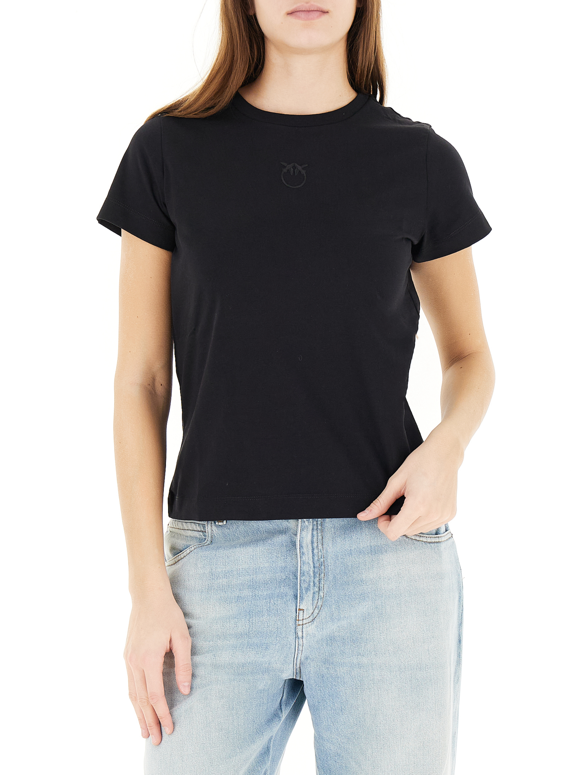 Pinko T-shirt girocollo NERO L