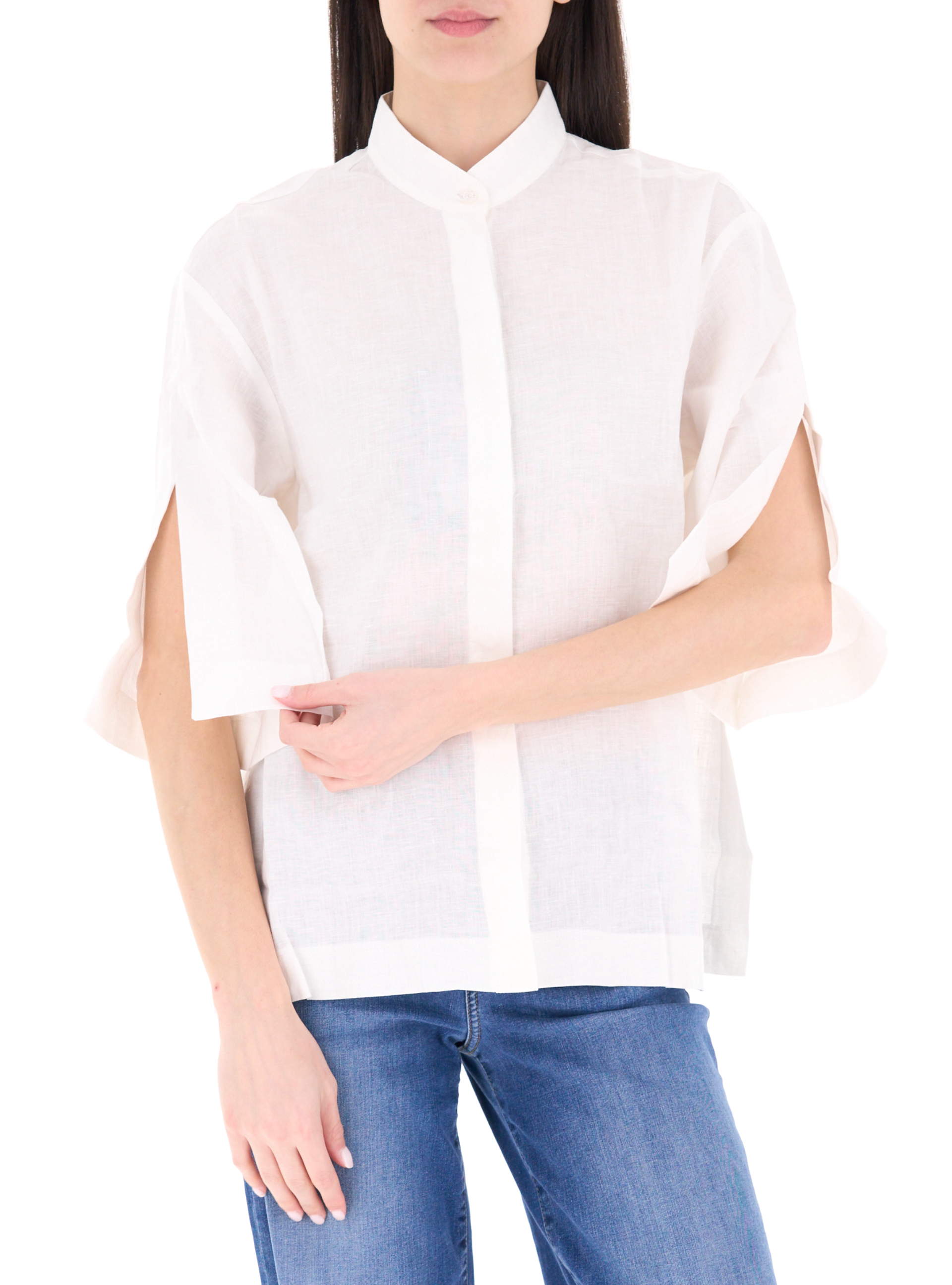 Camicia in lino ORIGINALS BIANCO M