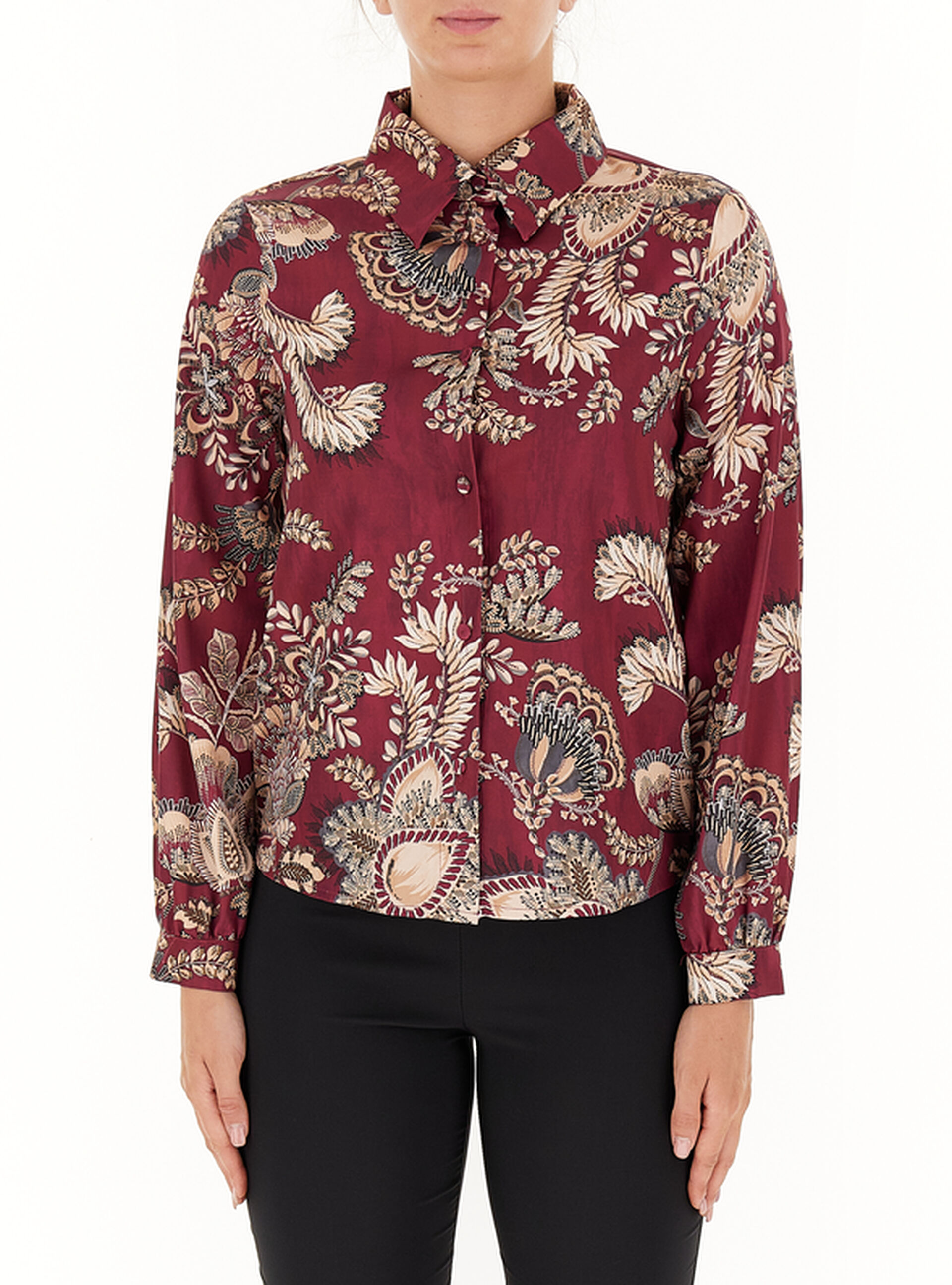 Camicia maniche lunghe VIOLA L