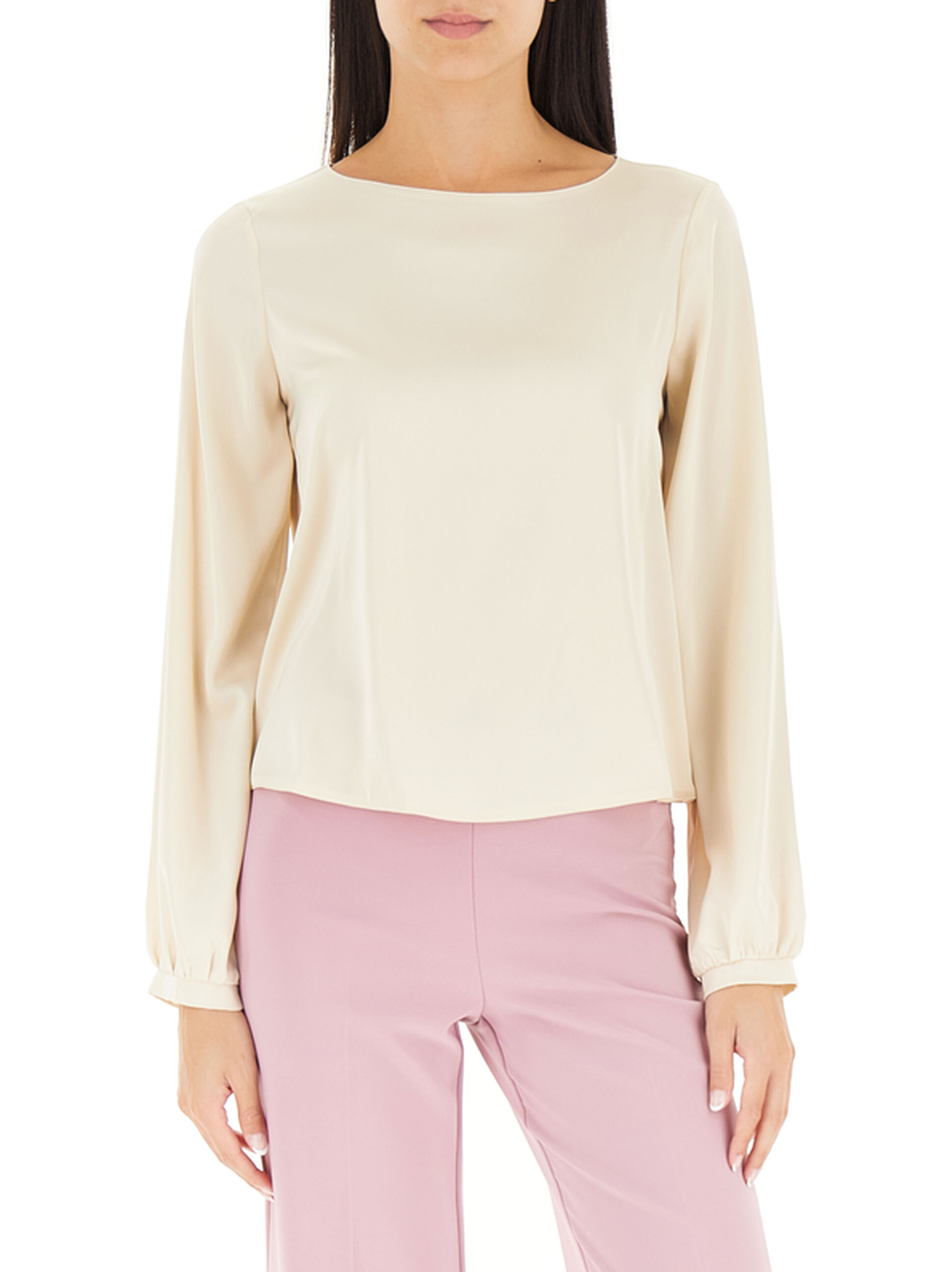 Blusa maniche lunghe CHAMPAGNE