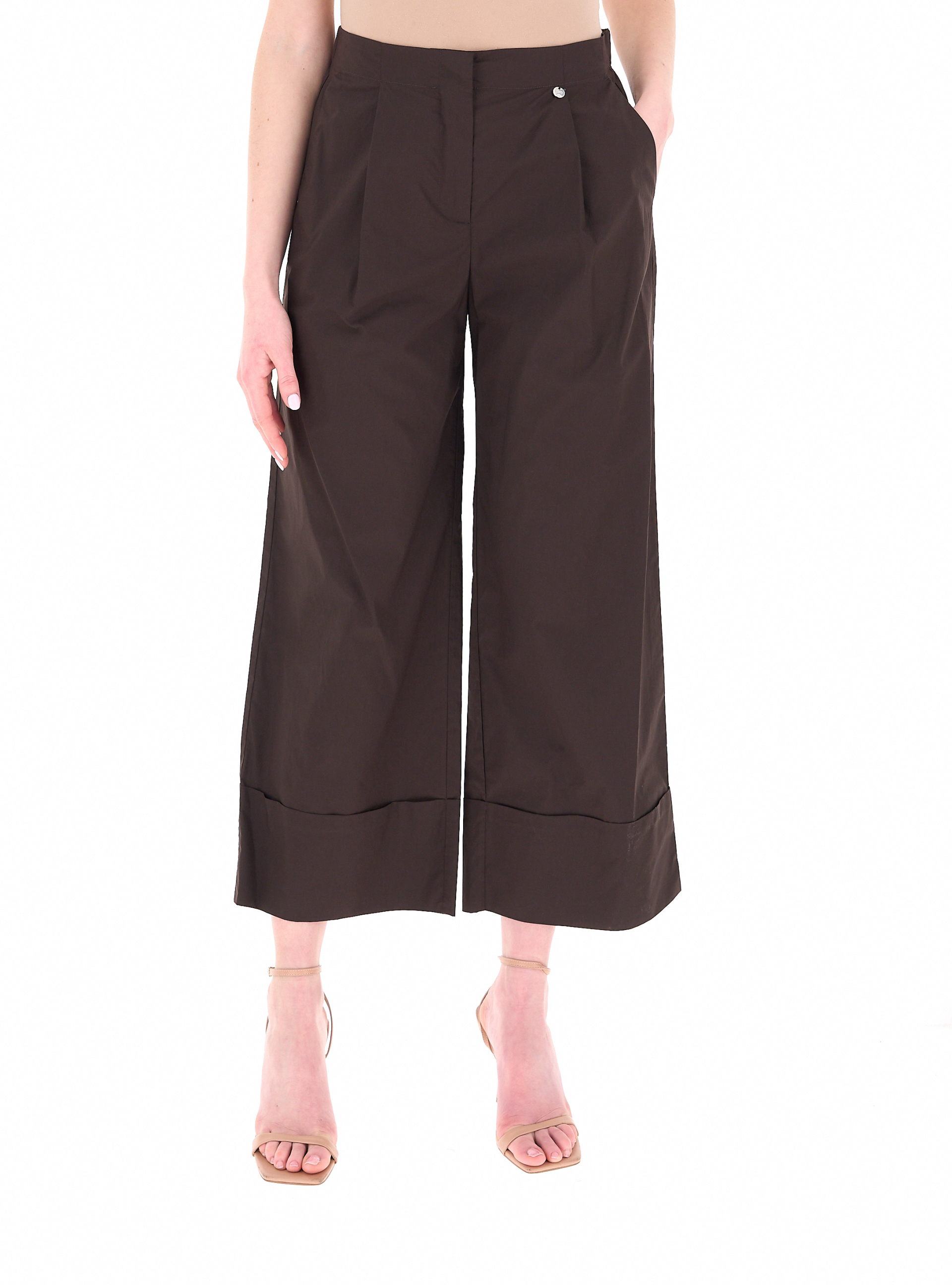 Pantalone wide leg LIU JEANS TESTA DI MORO 42