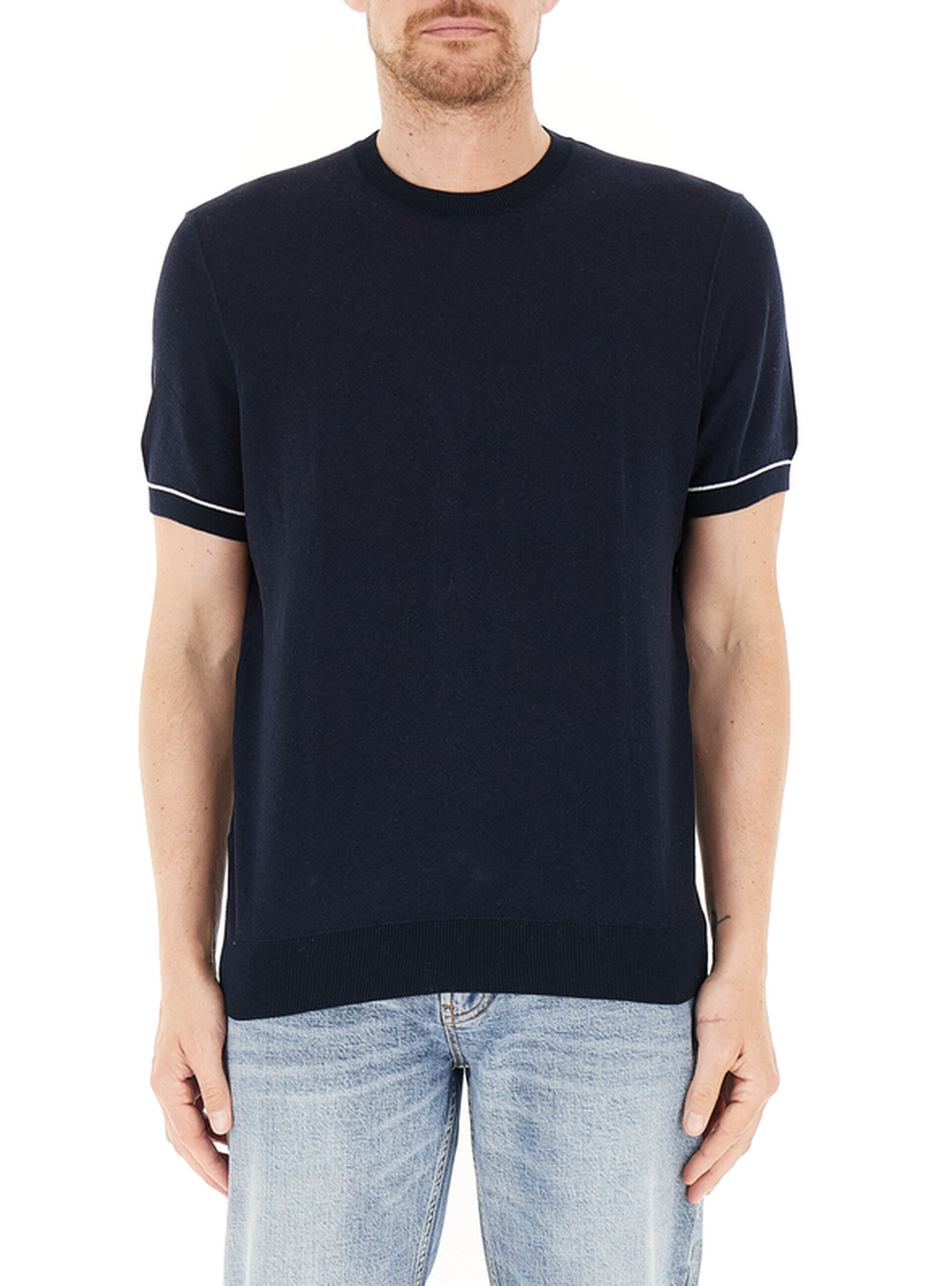 Maglia girocollo BOSS BLU NAVY