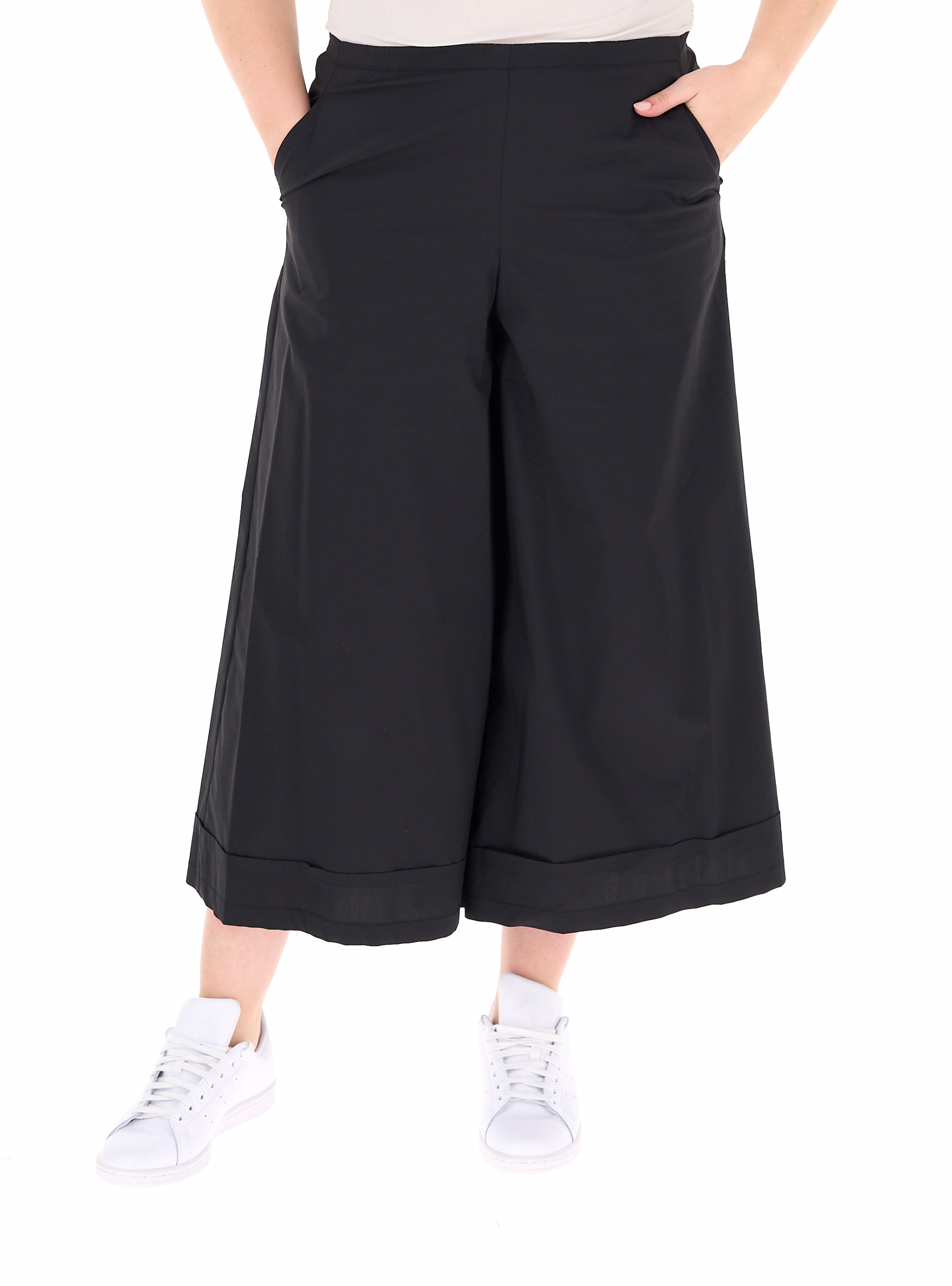 JURERE Pantalone wide leg NERO