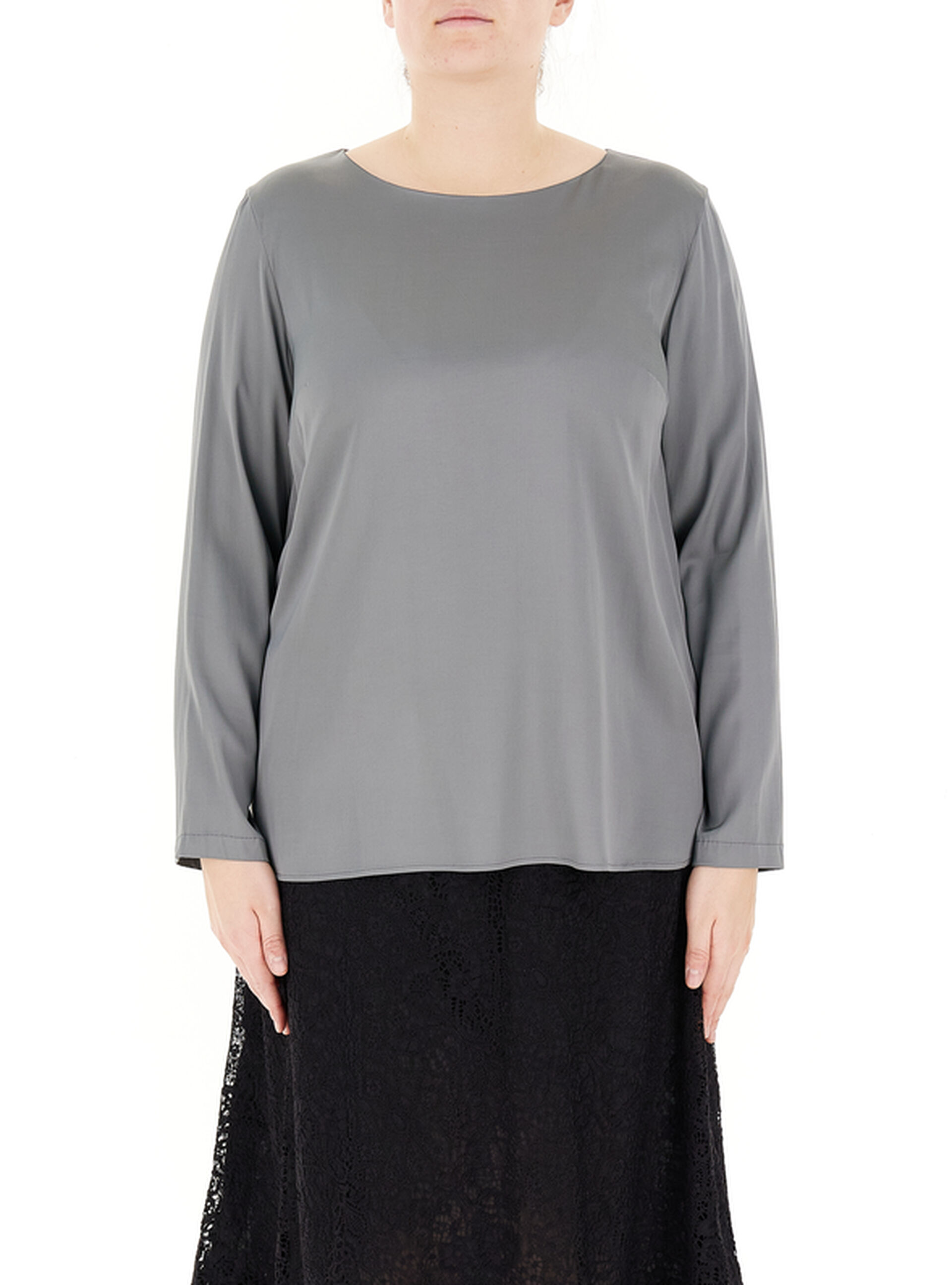 Blusa in viscosa COLLECTION GRIGIO