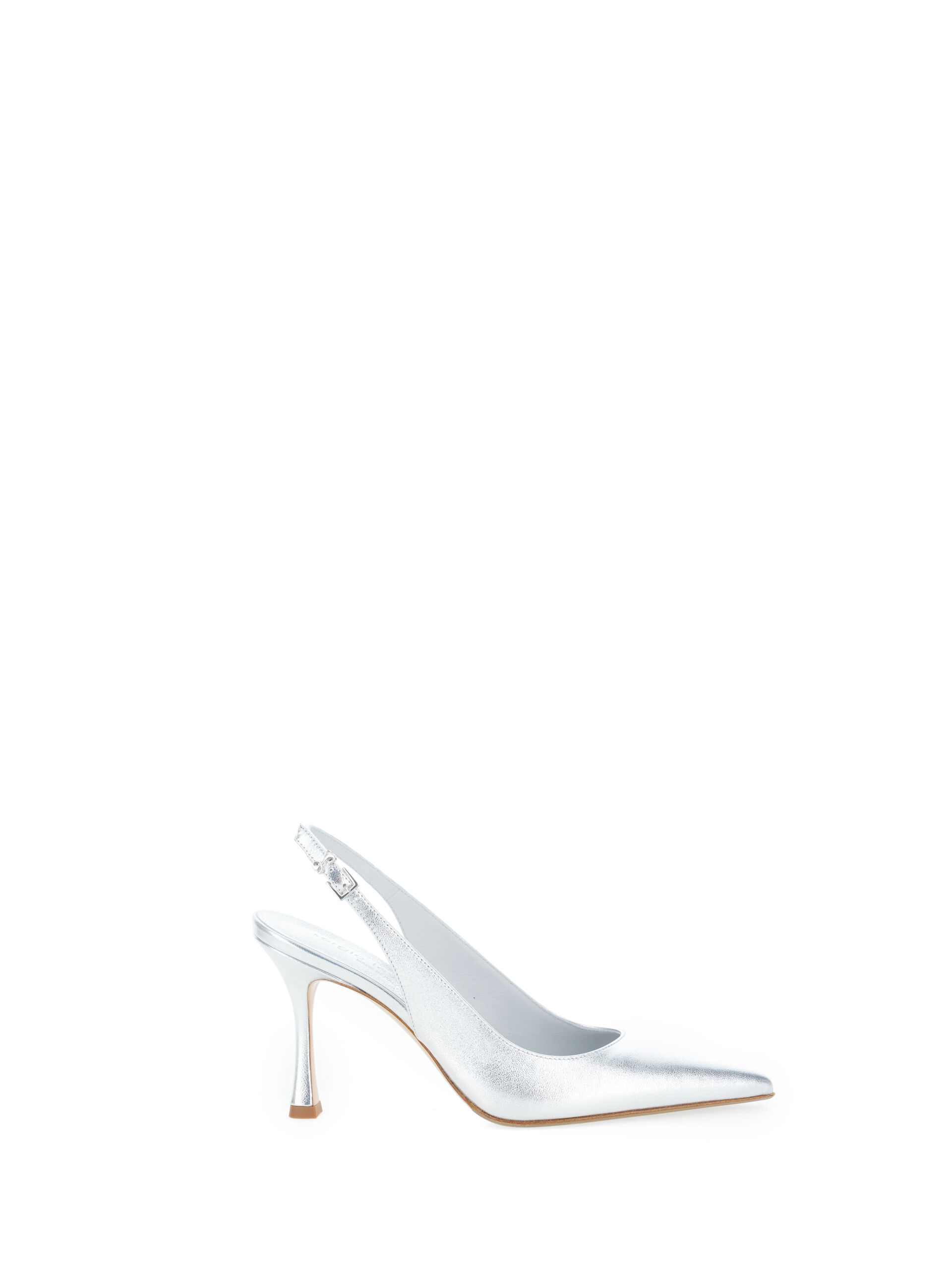 Décolleté slingback pelle ARGENTO 36