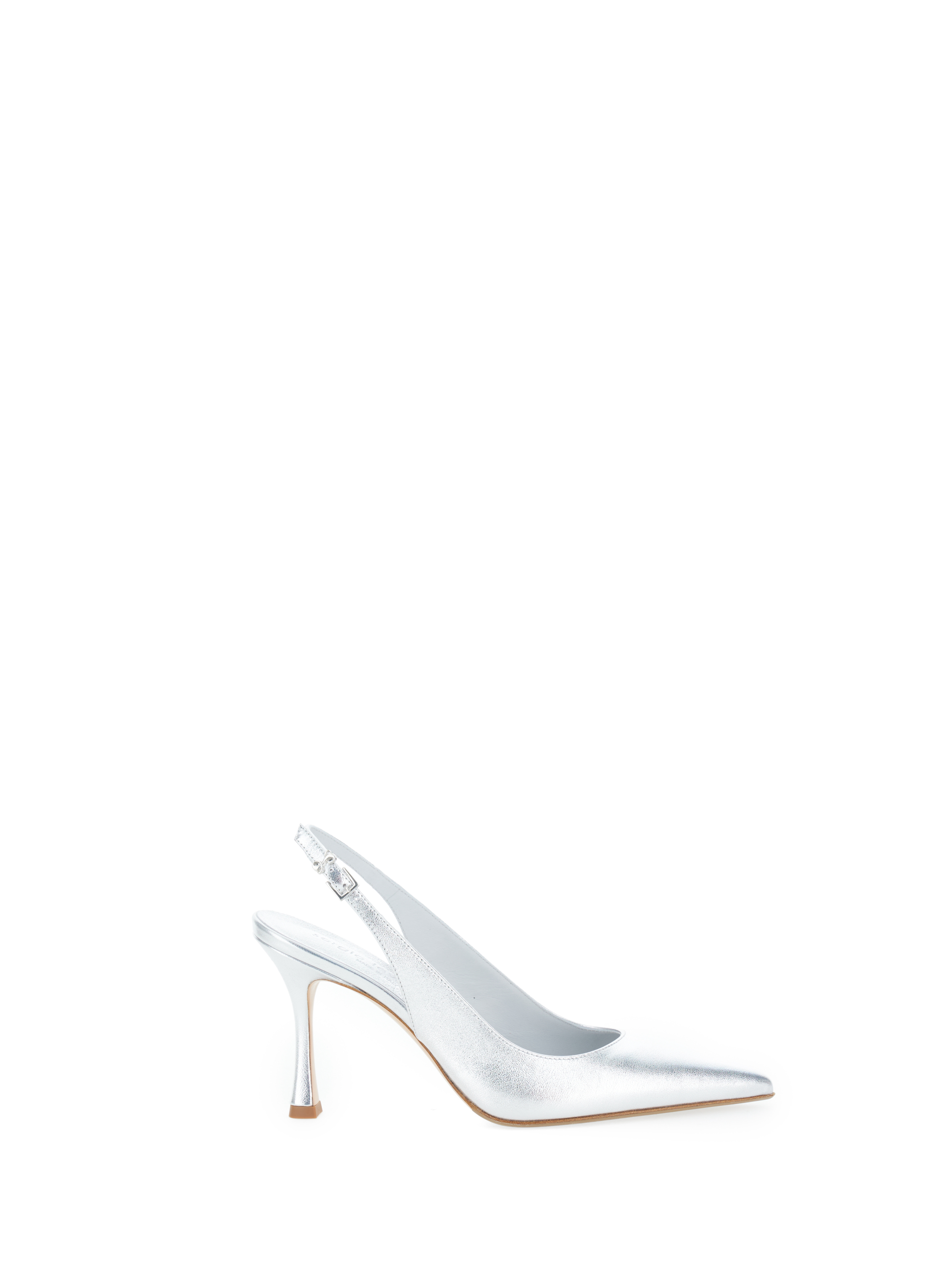 Décolleté slingback pelle ARGENTO 38