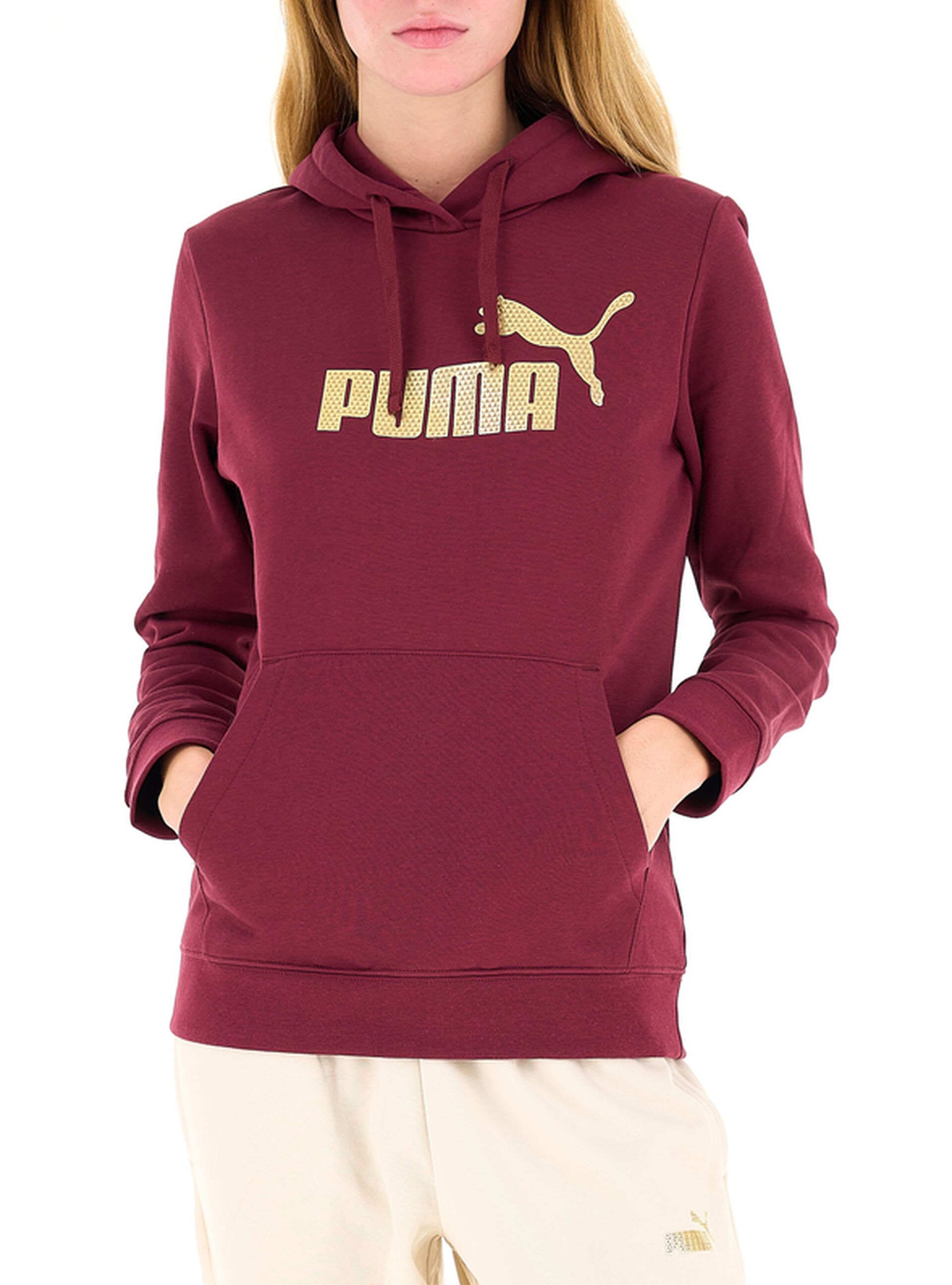 Felpa con cappuccio BORDEAUX XS