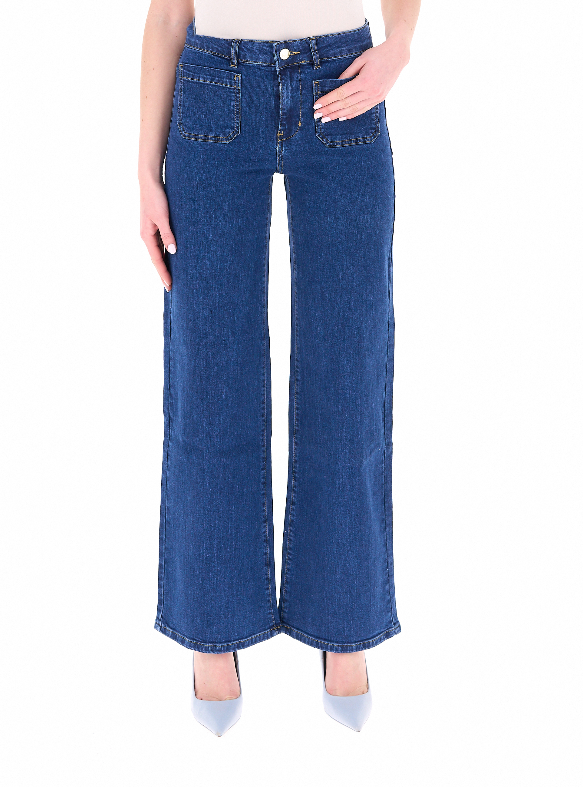 EMME MARELLA Jeans wide leg BLU