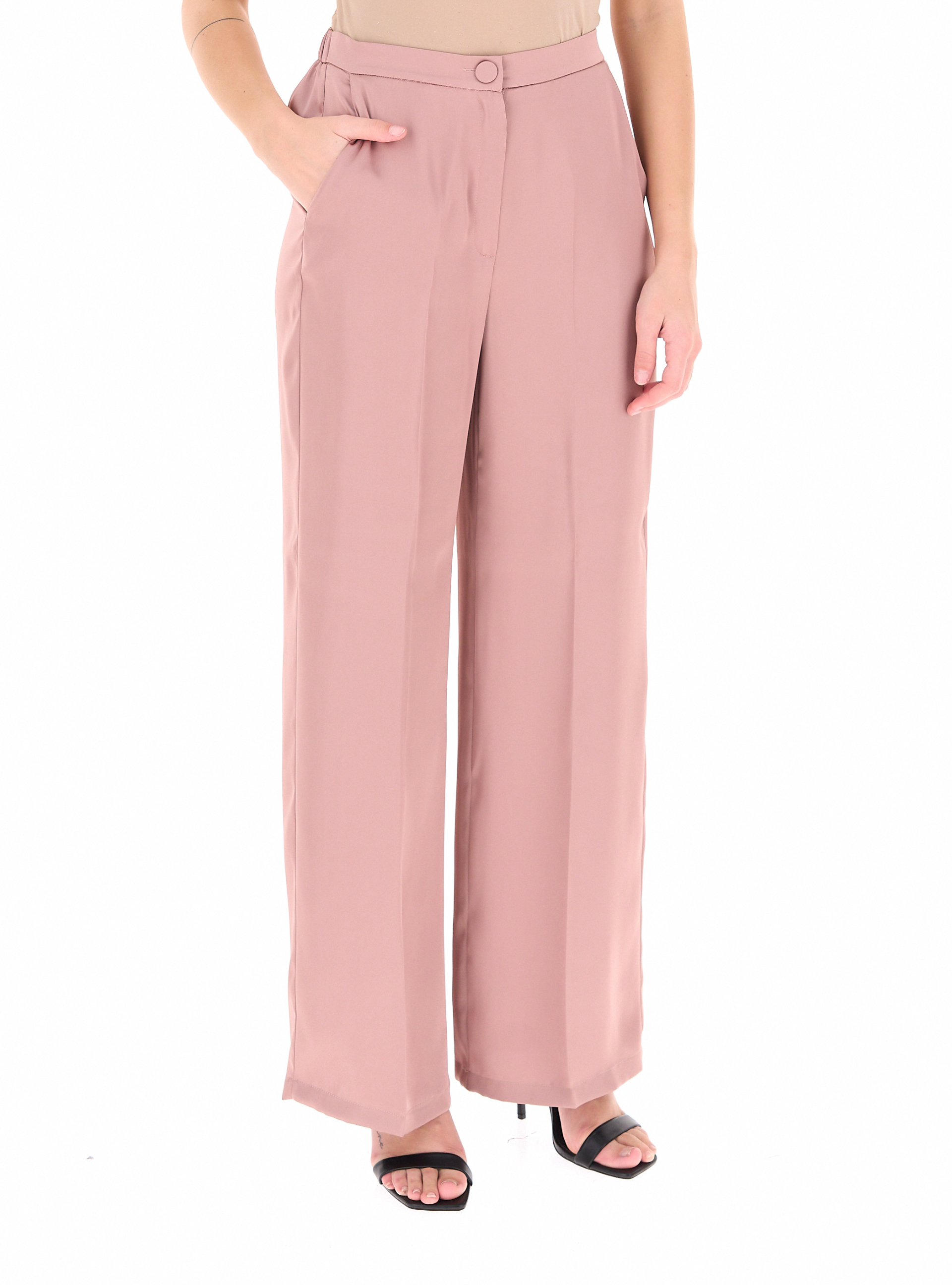 Pantalone a palazzo ROSA ANTICO