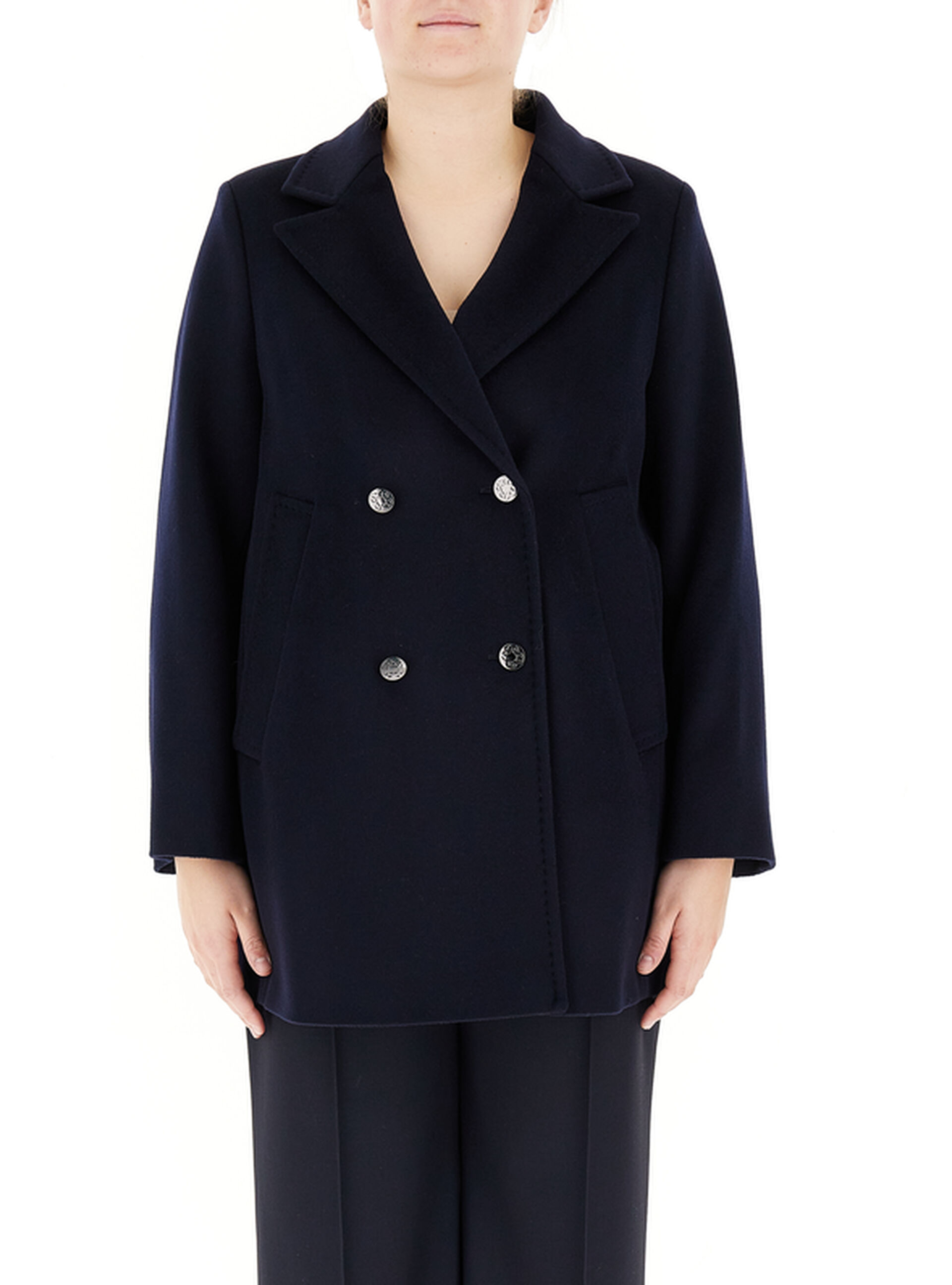 Cappotto doppiopetto lana COLLECTION BLU NOTTE 54