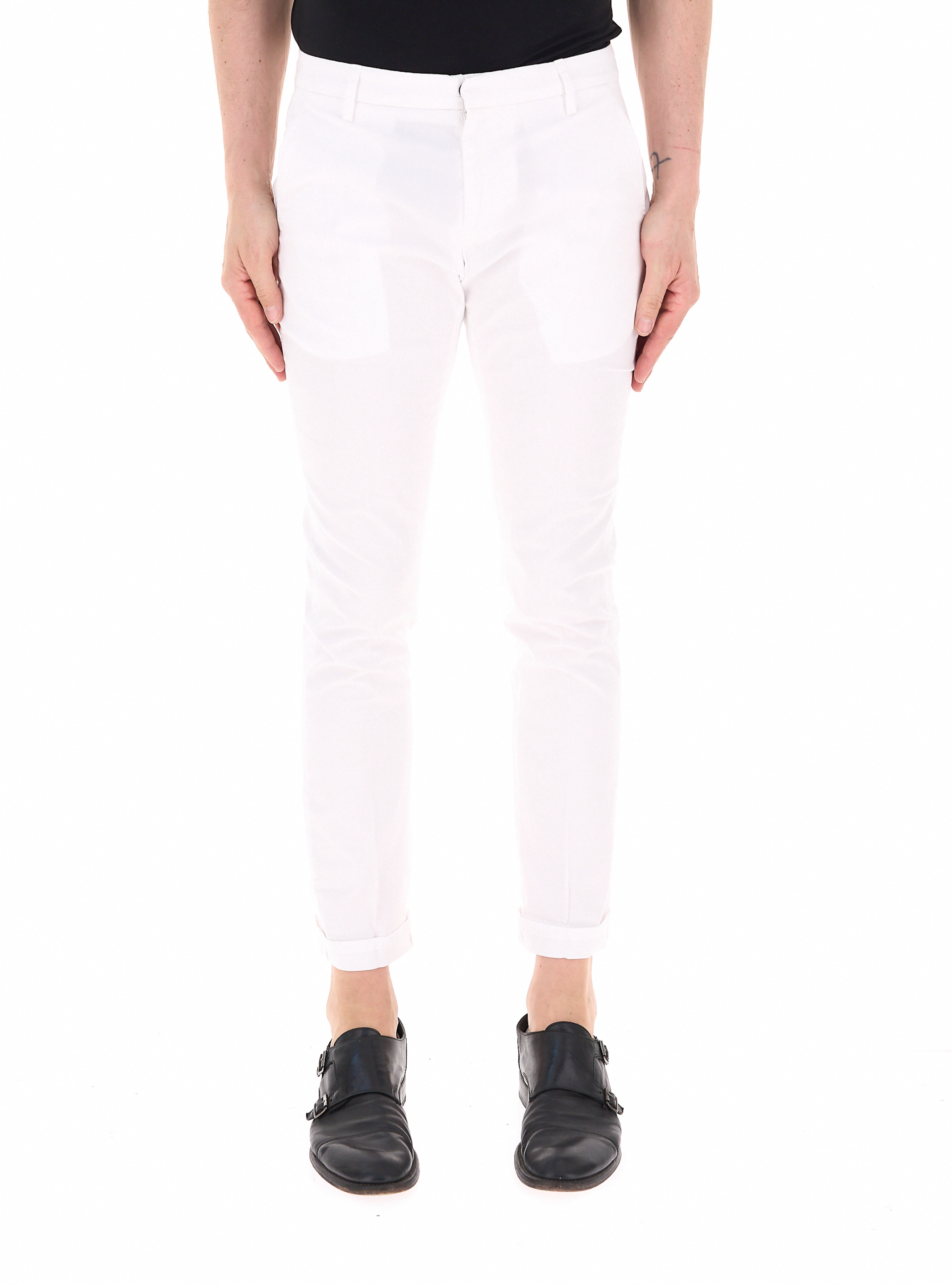 DONDUP Pantalone skinny PANNA