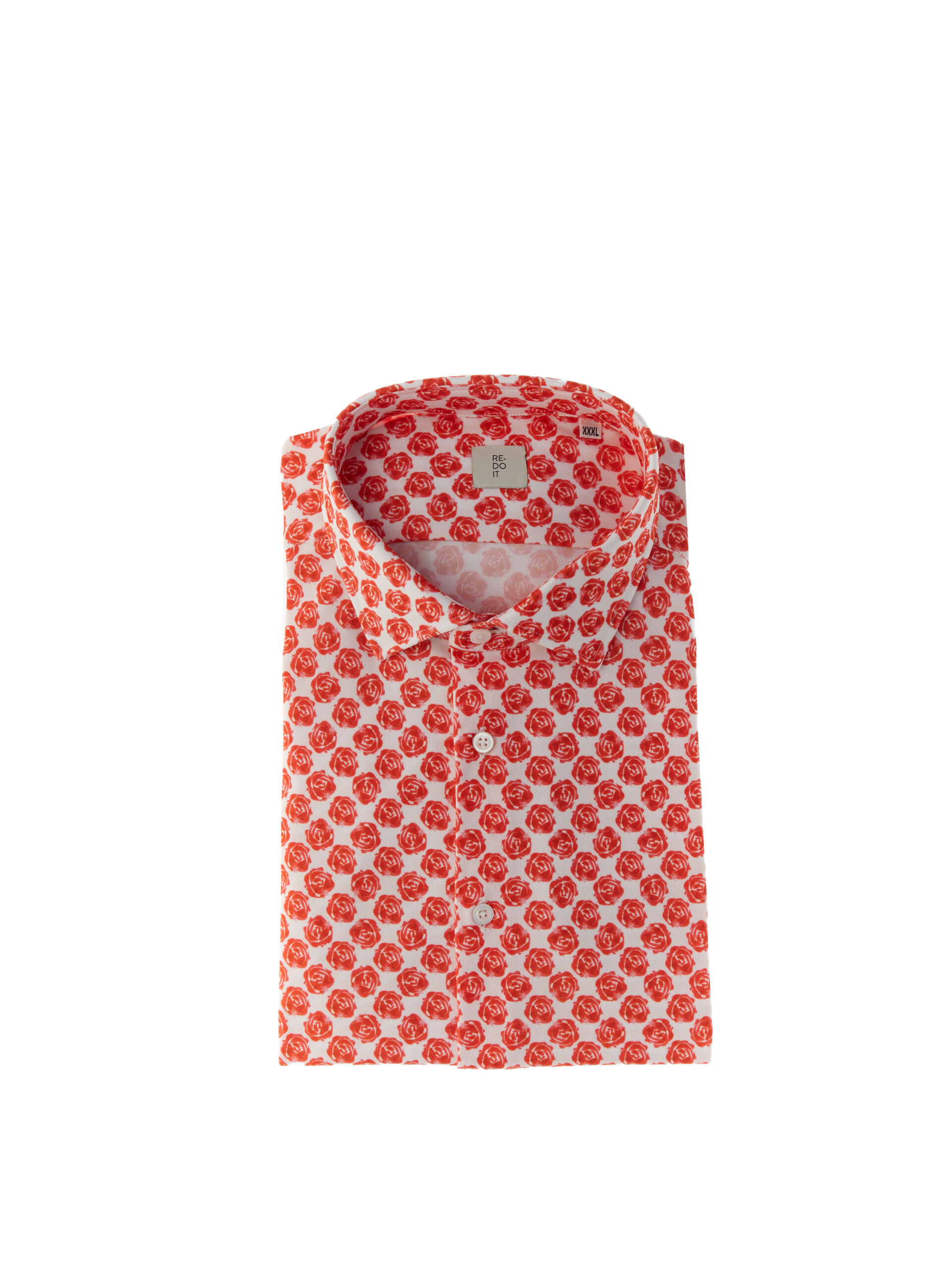 Camicia con fantasia ARANCIONE