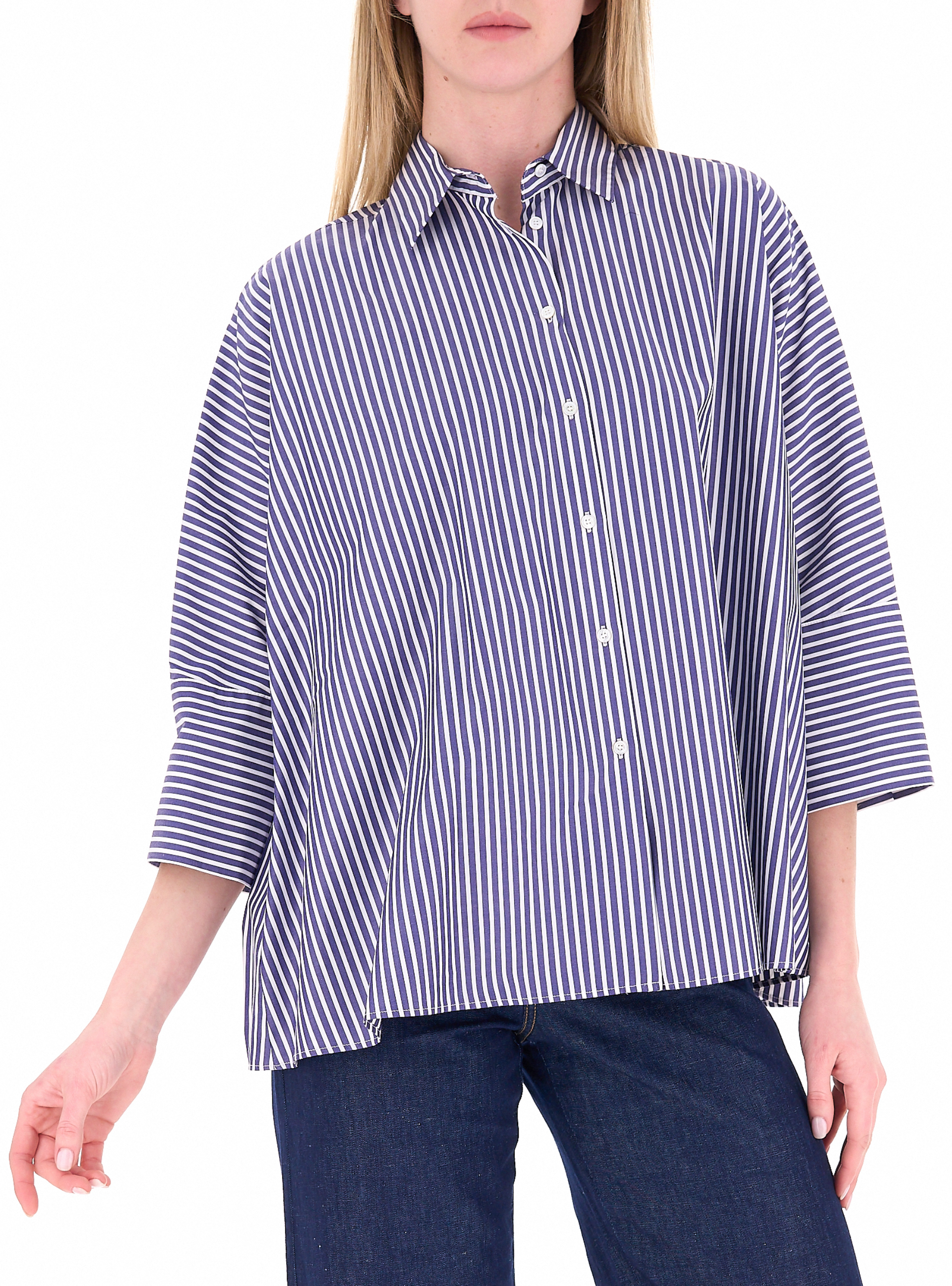 Camicia in cotone BLU