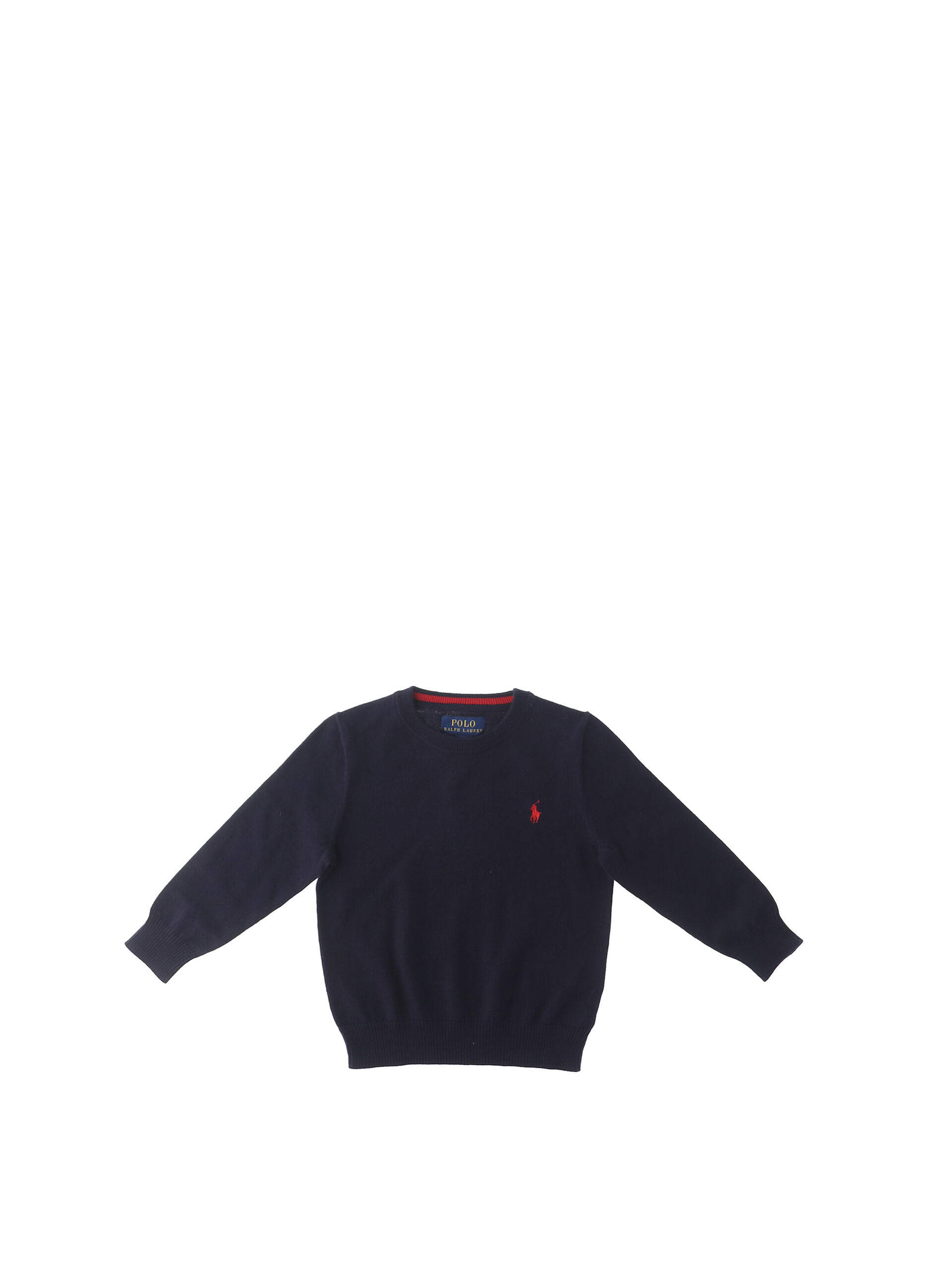 Maglione in cotone POLO BOYS BLU NOTTE 2