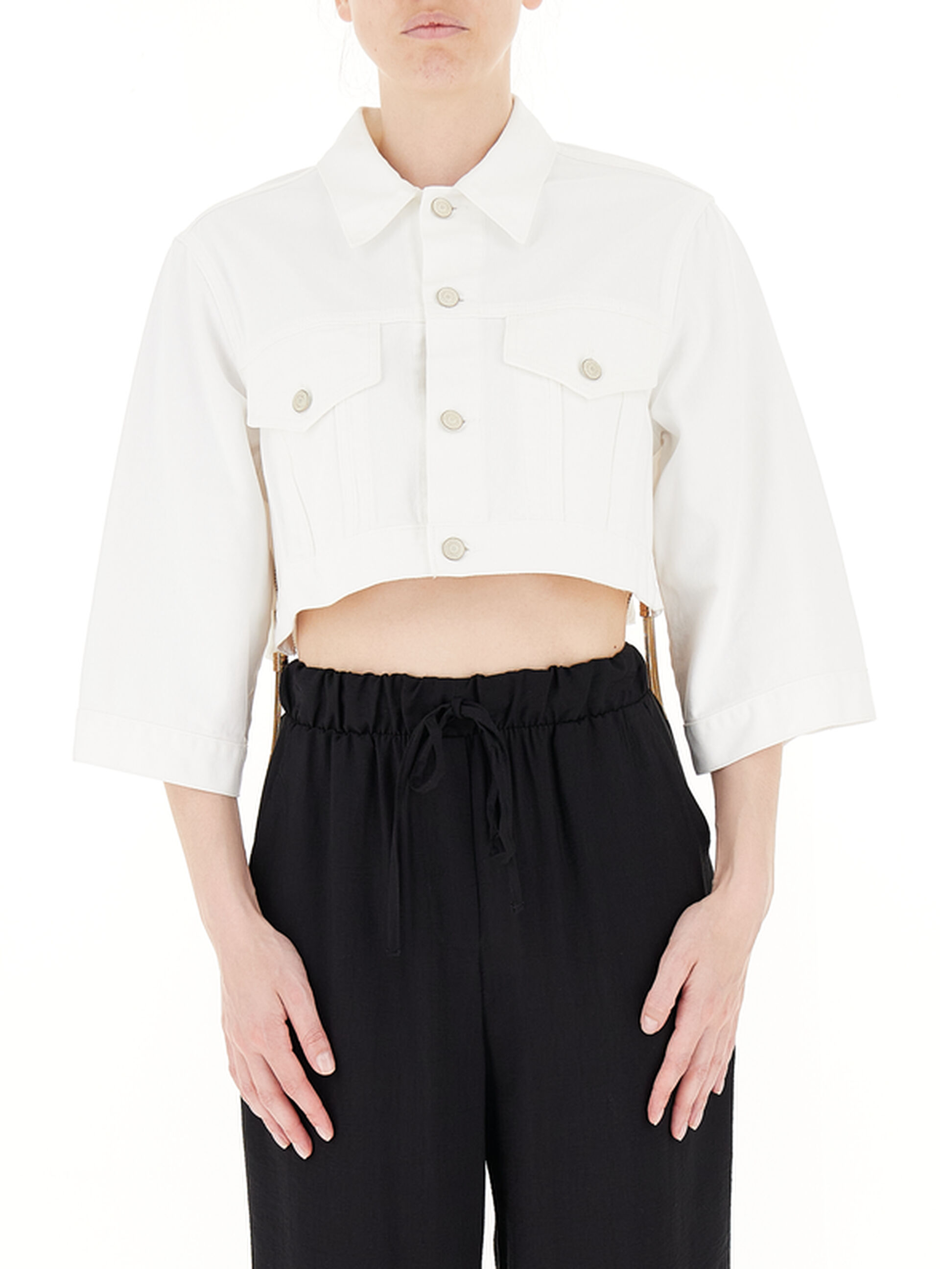 VICOLO Giacca in jeans BIANCO S