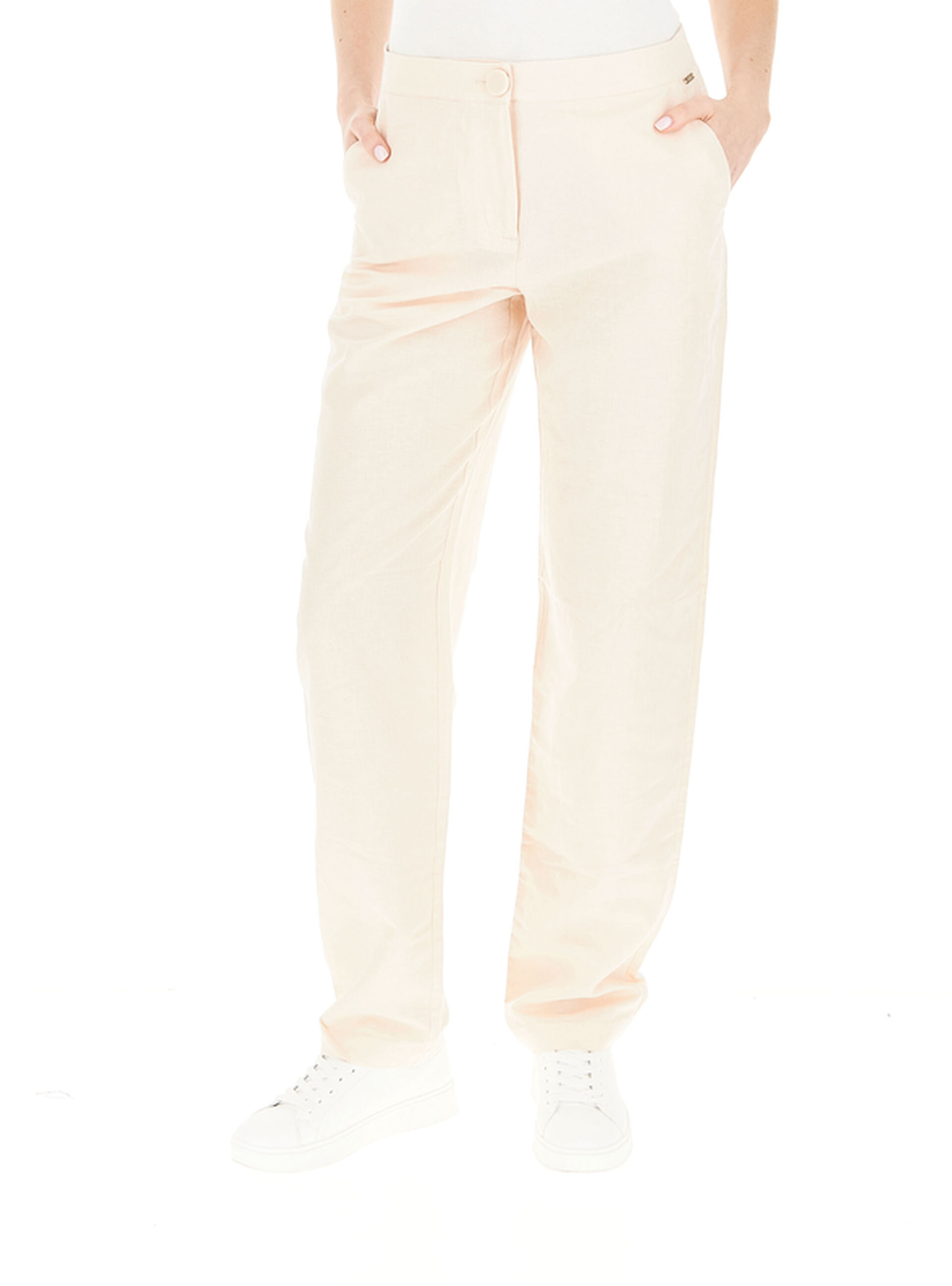 Pantalone misto lino PESCA