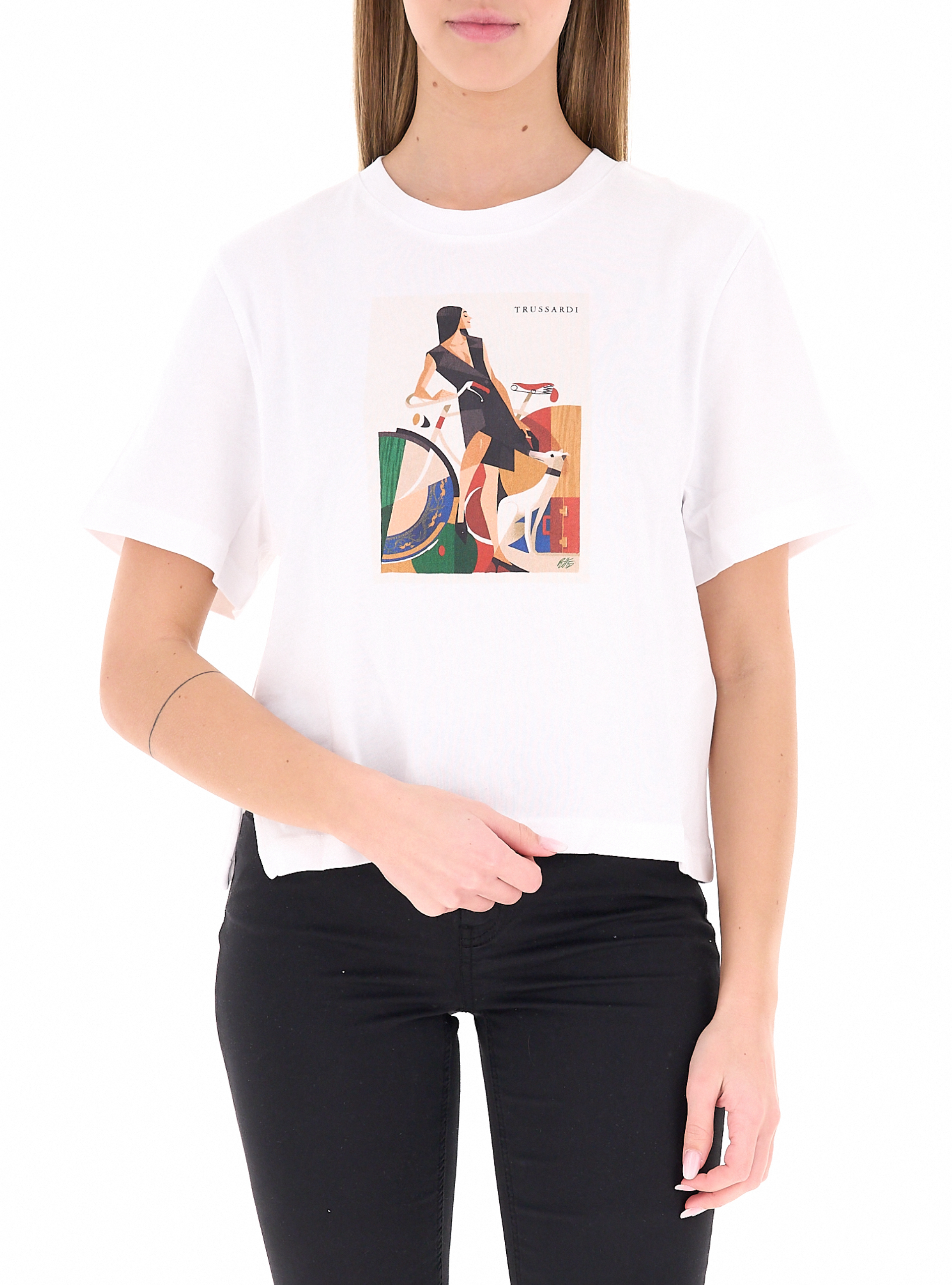 T-shirt girocollo BIANCO XL