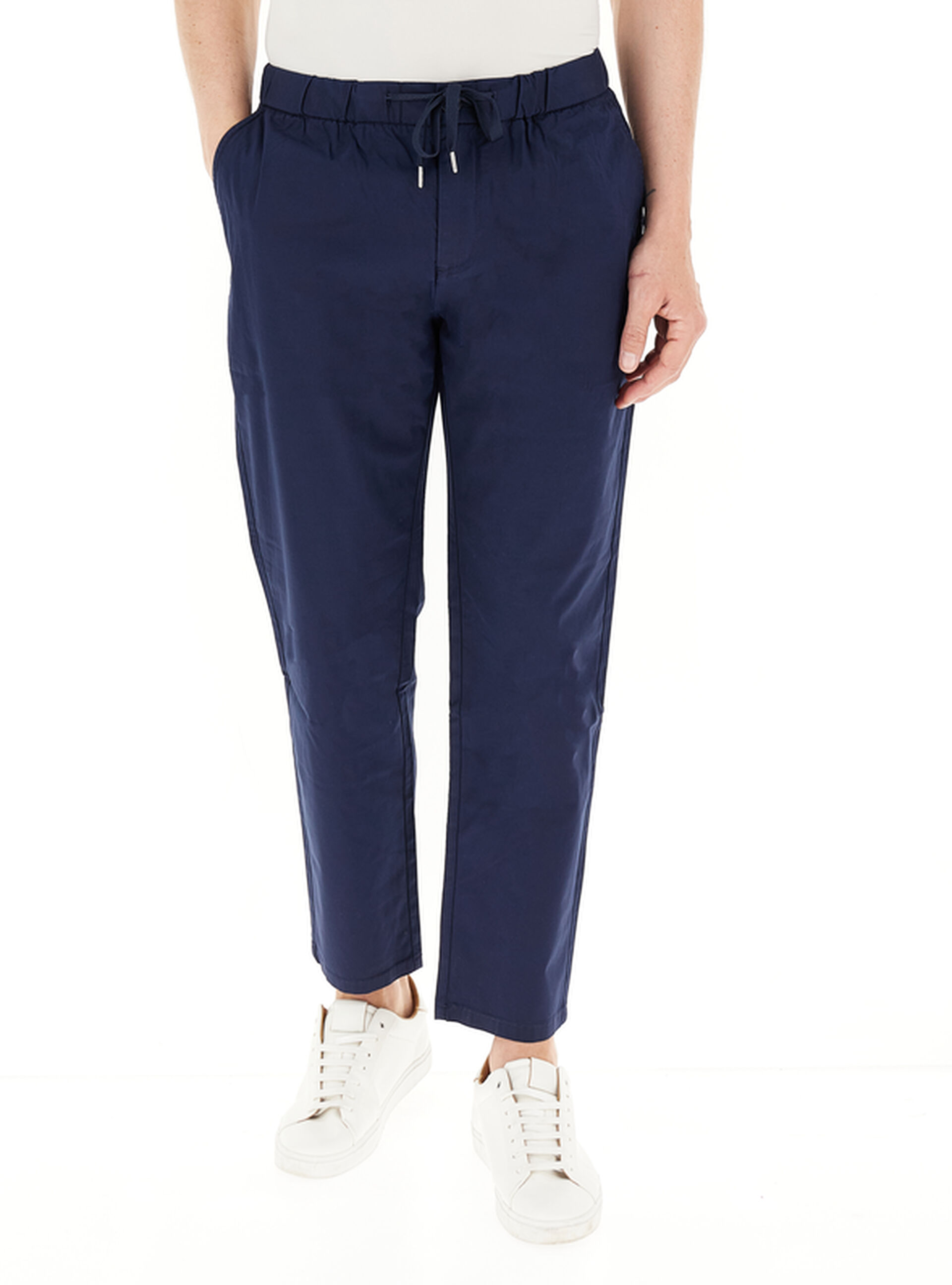 Pantalone misto cotone BLU NAVY M