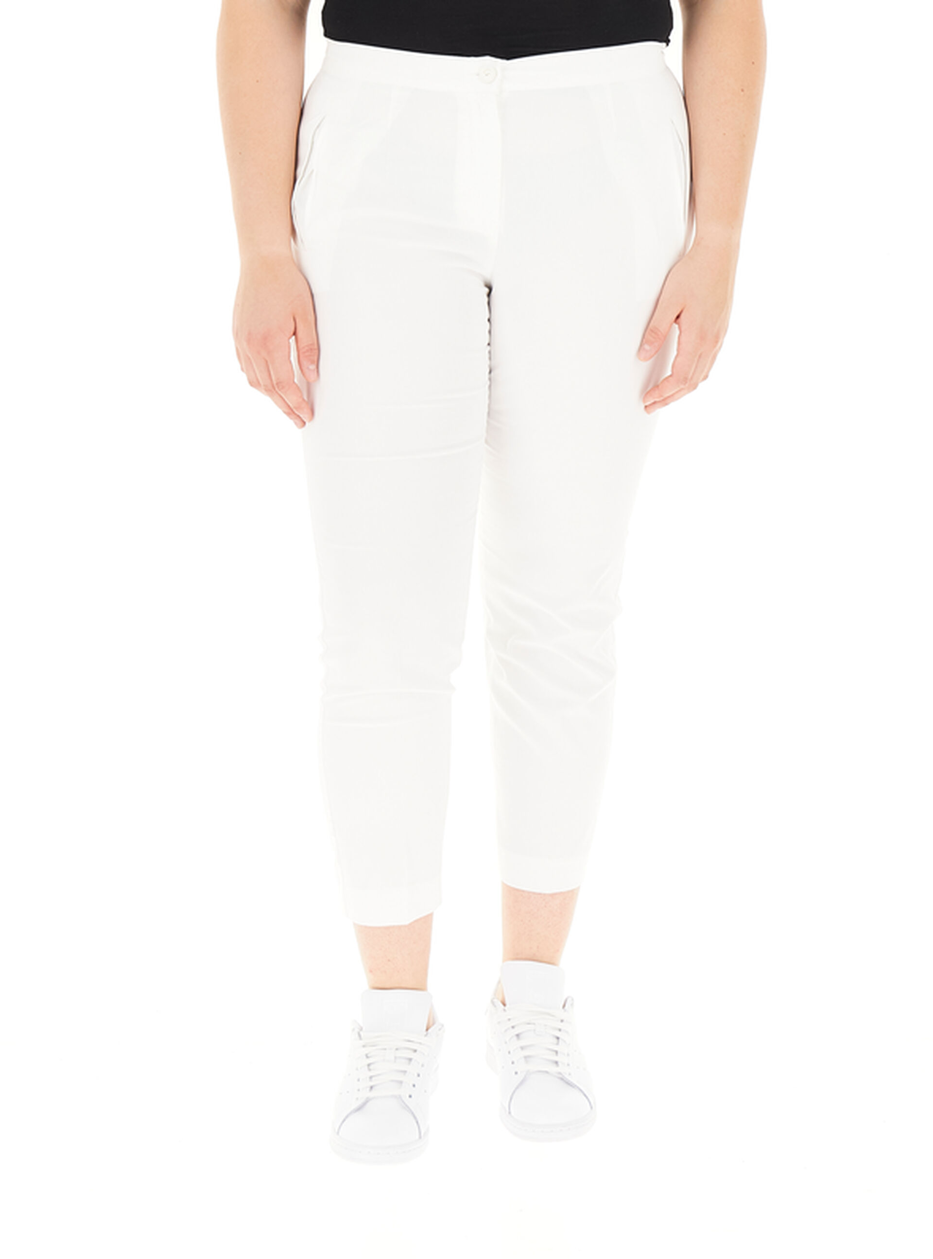 Pantalone a sigaretta BIANCO 39