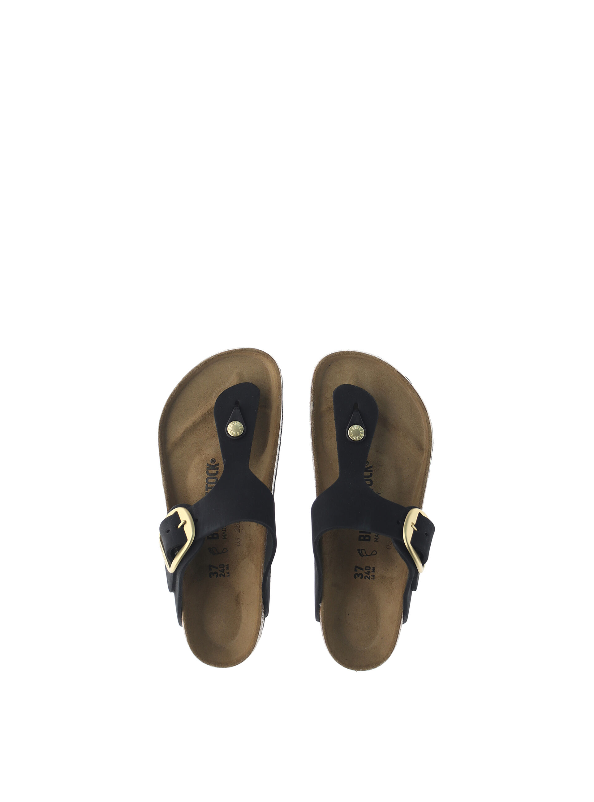 Ciabatte Gizeh Big Buckle NERO