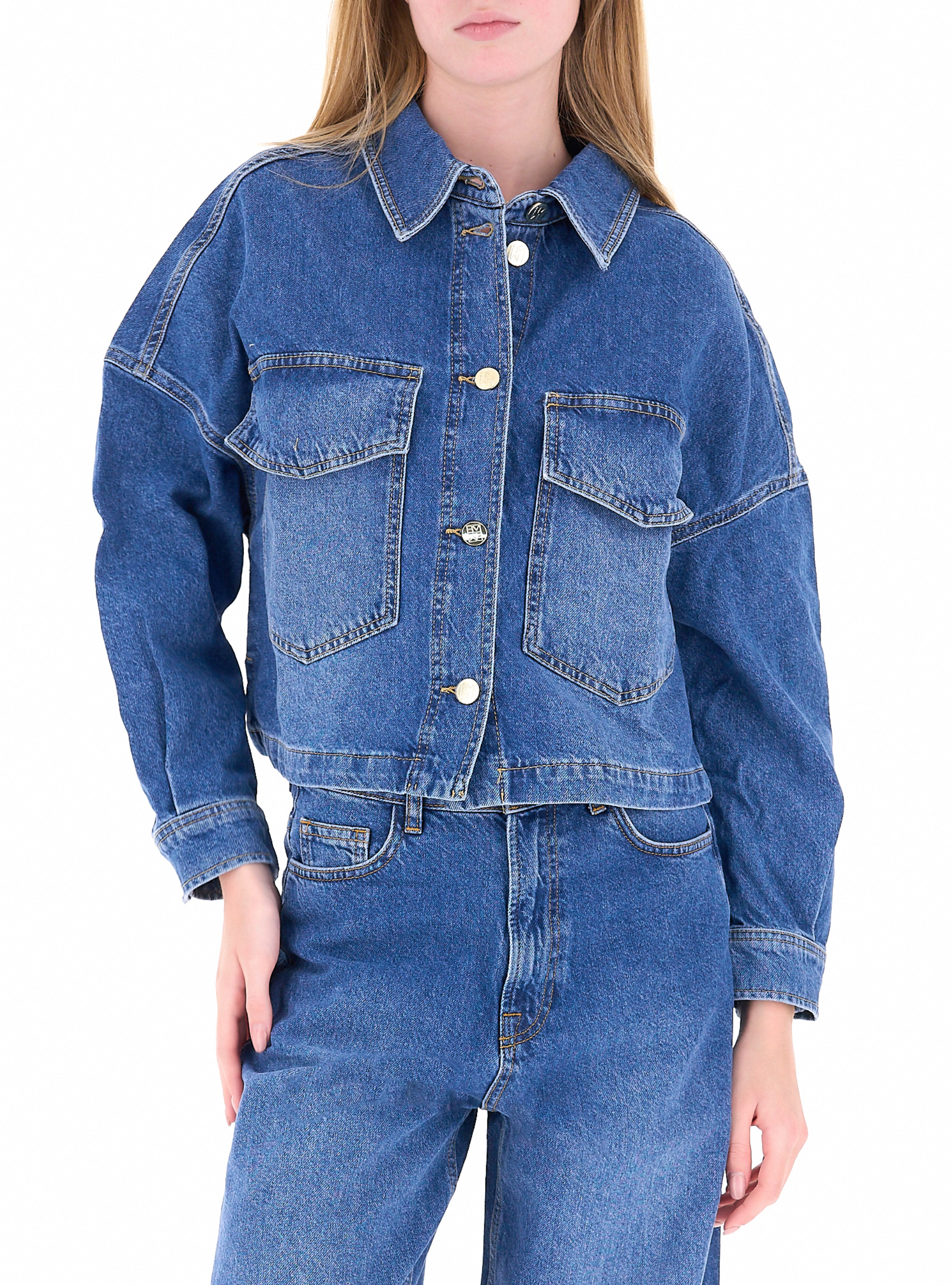 EMME MARELLA Giacca in jeans BLU