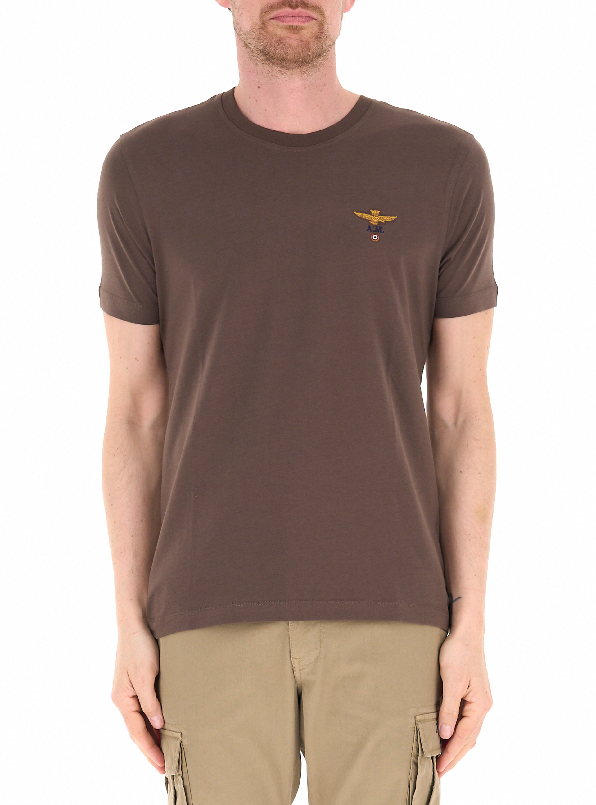 T-shirt girocollo MARRONE XL