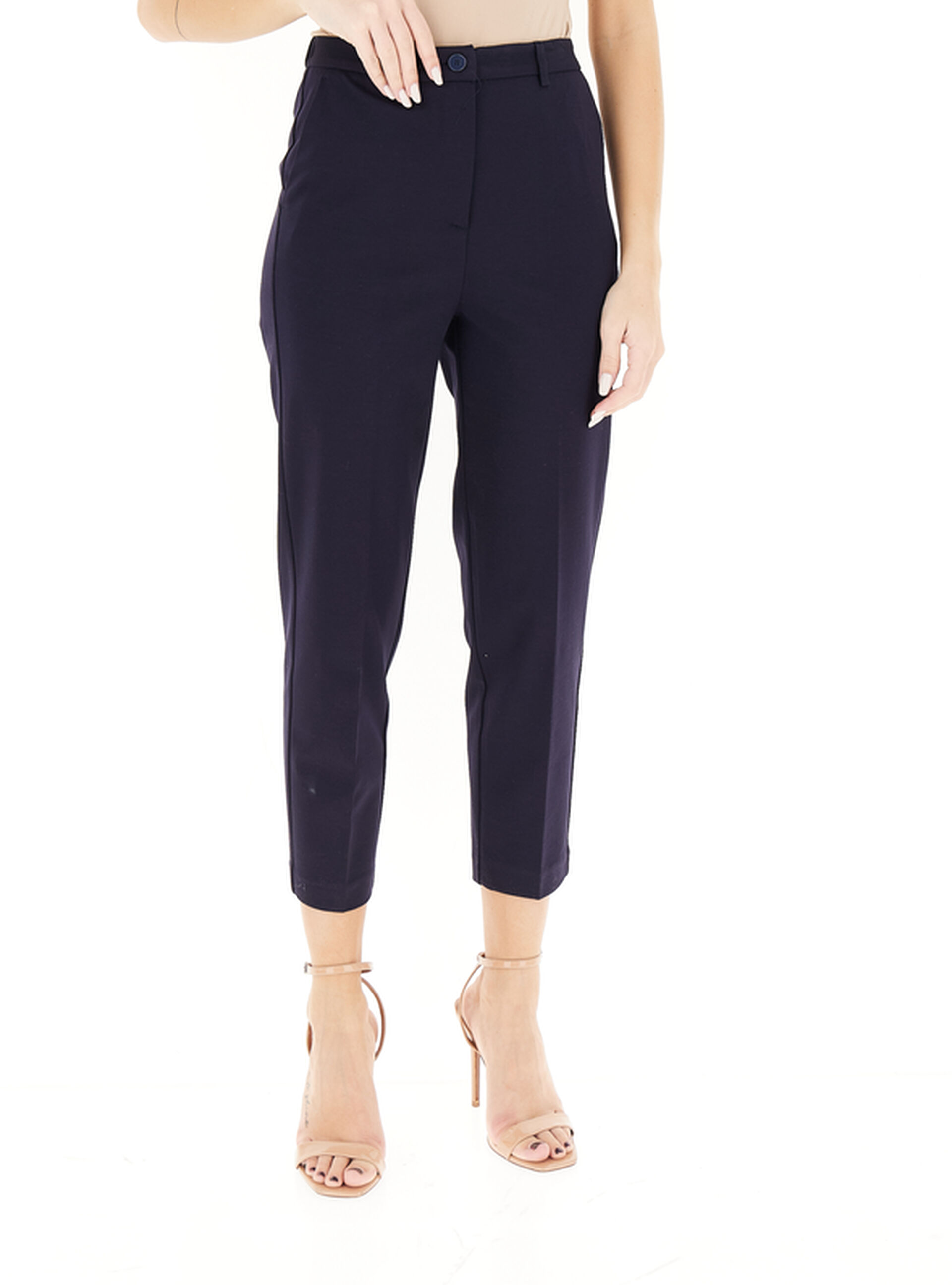 Pantalone a sigaretta BLU NAVY S