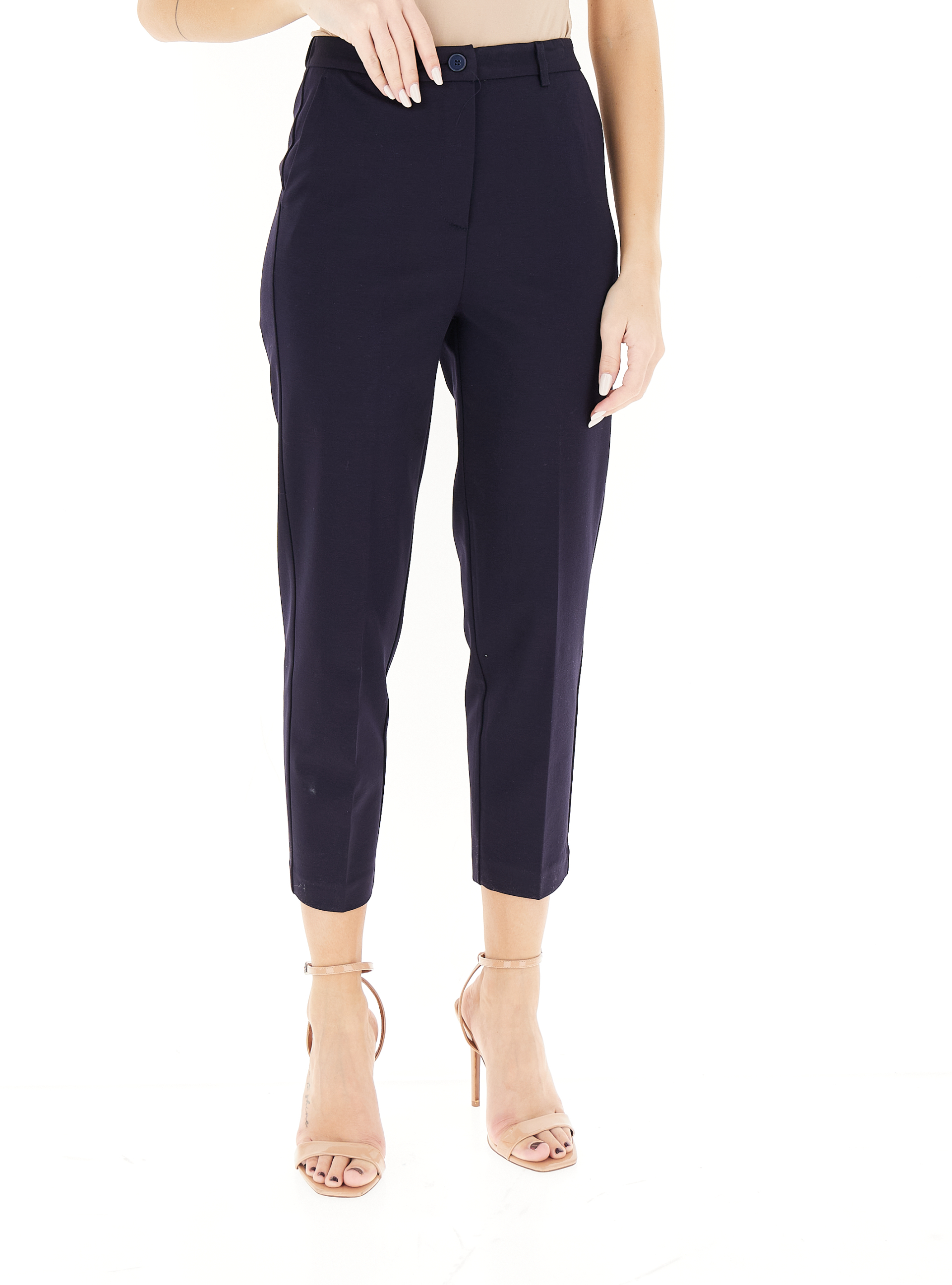 Pantalone a sigaretta BLU NAVY