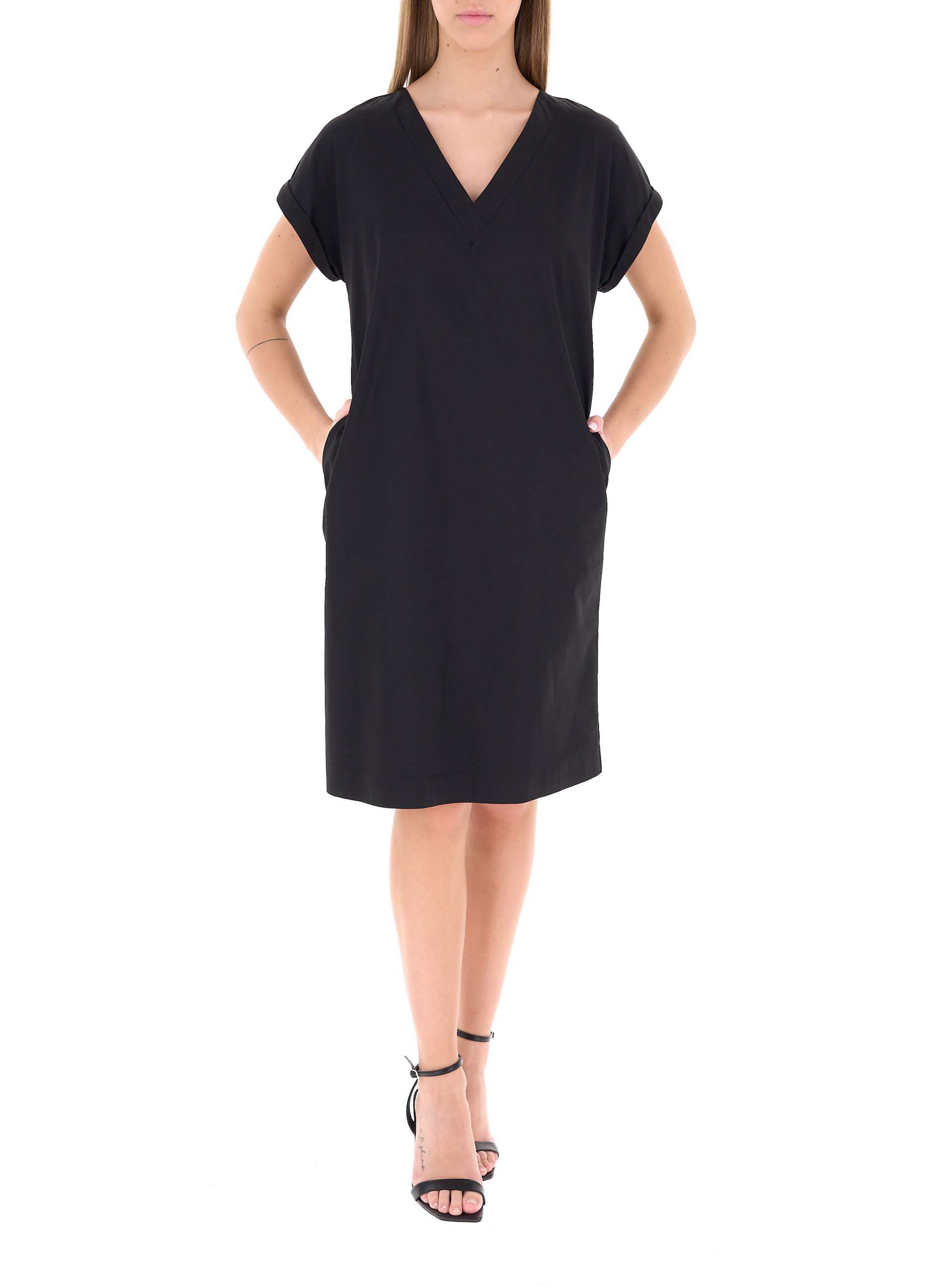 Abito scollo a V NERO 42