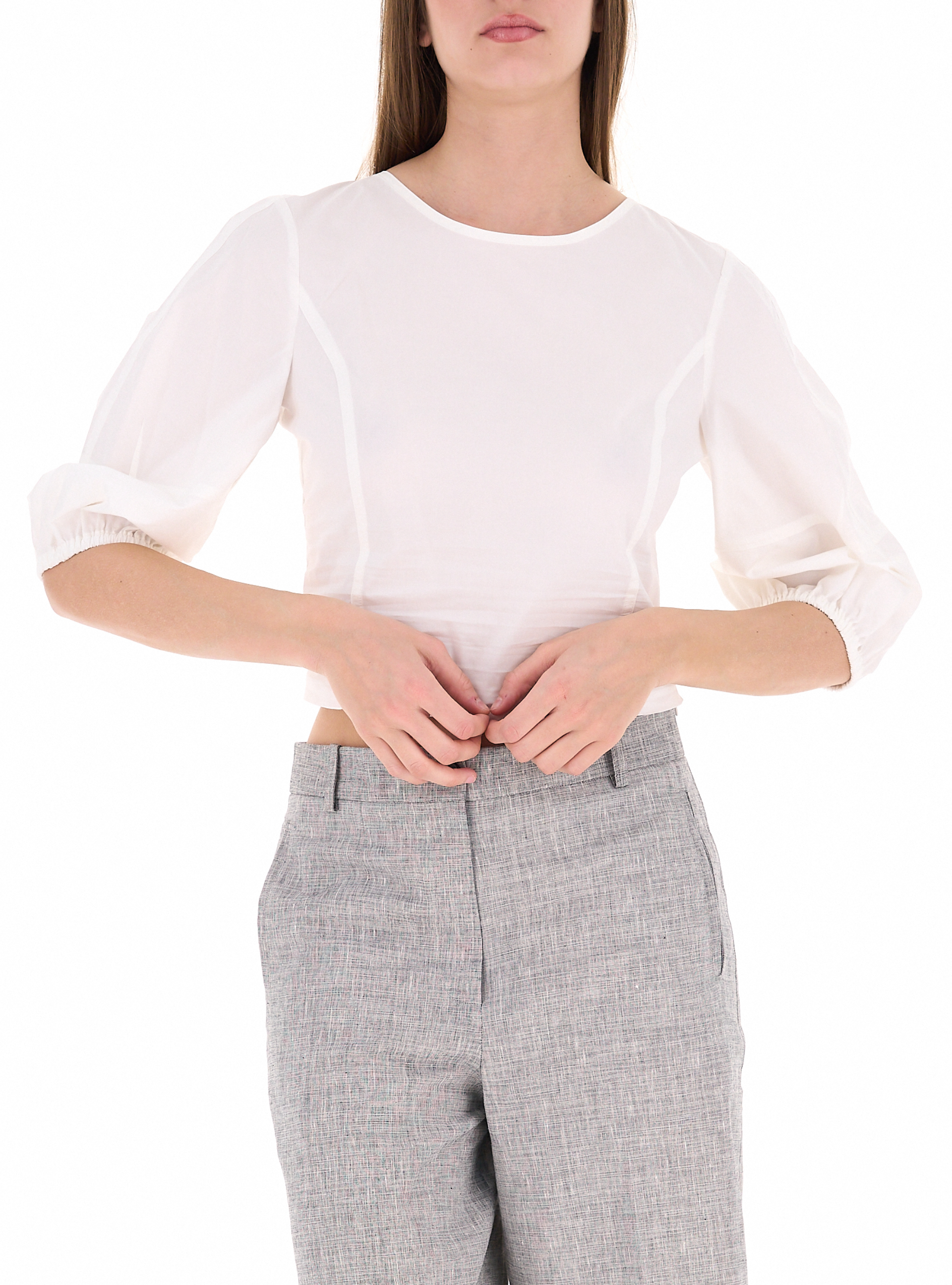 Pinko Blusa in cotone PANNA 42