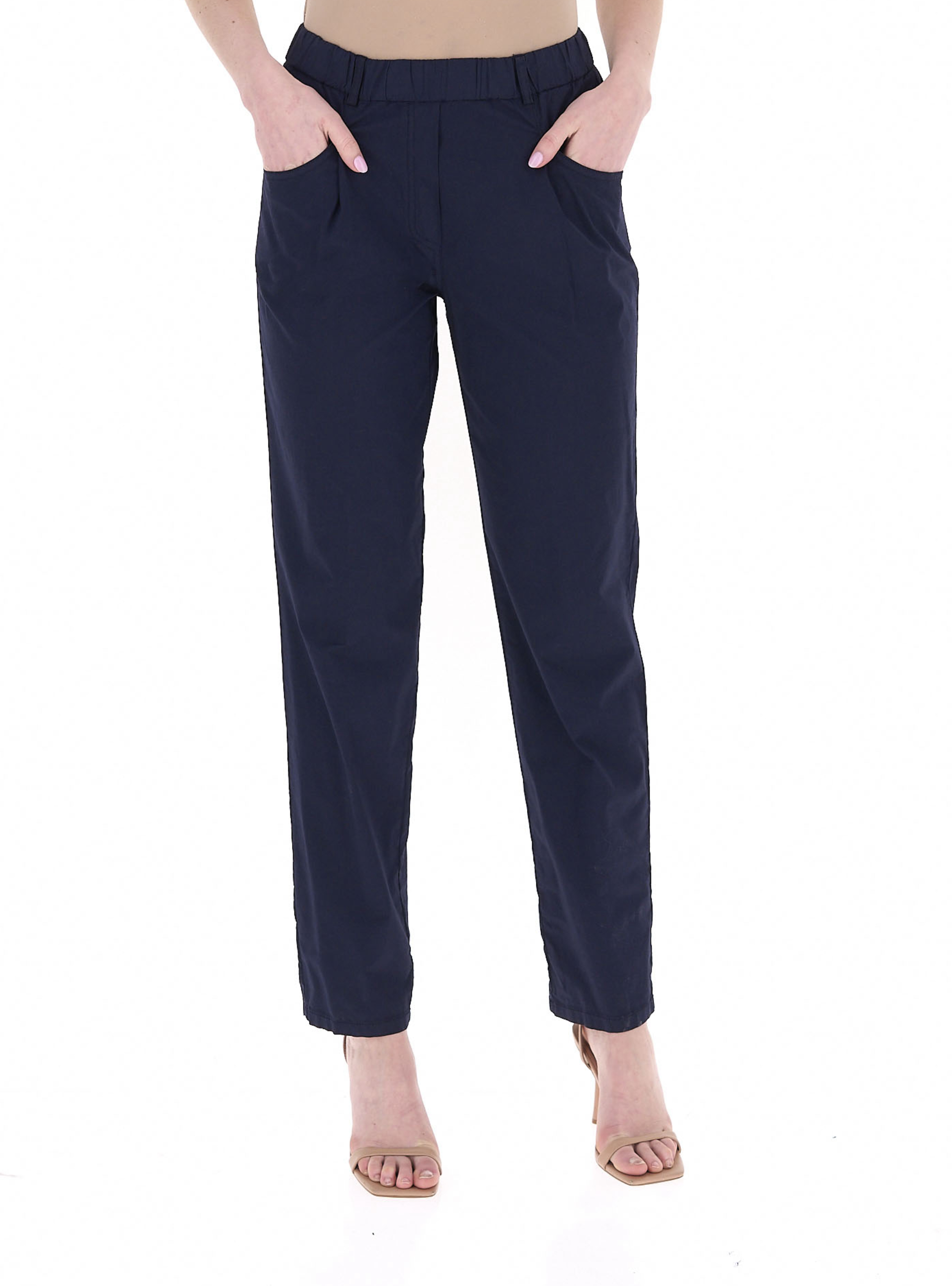 Pantalone a sigaretta BLU NAVY