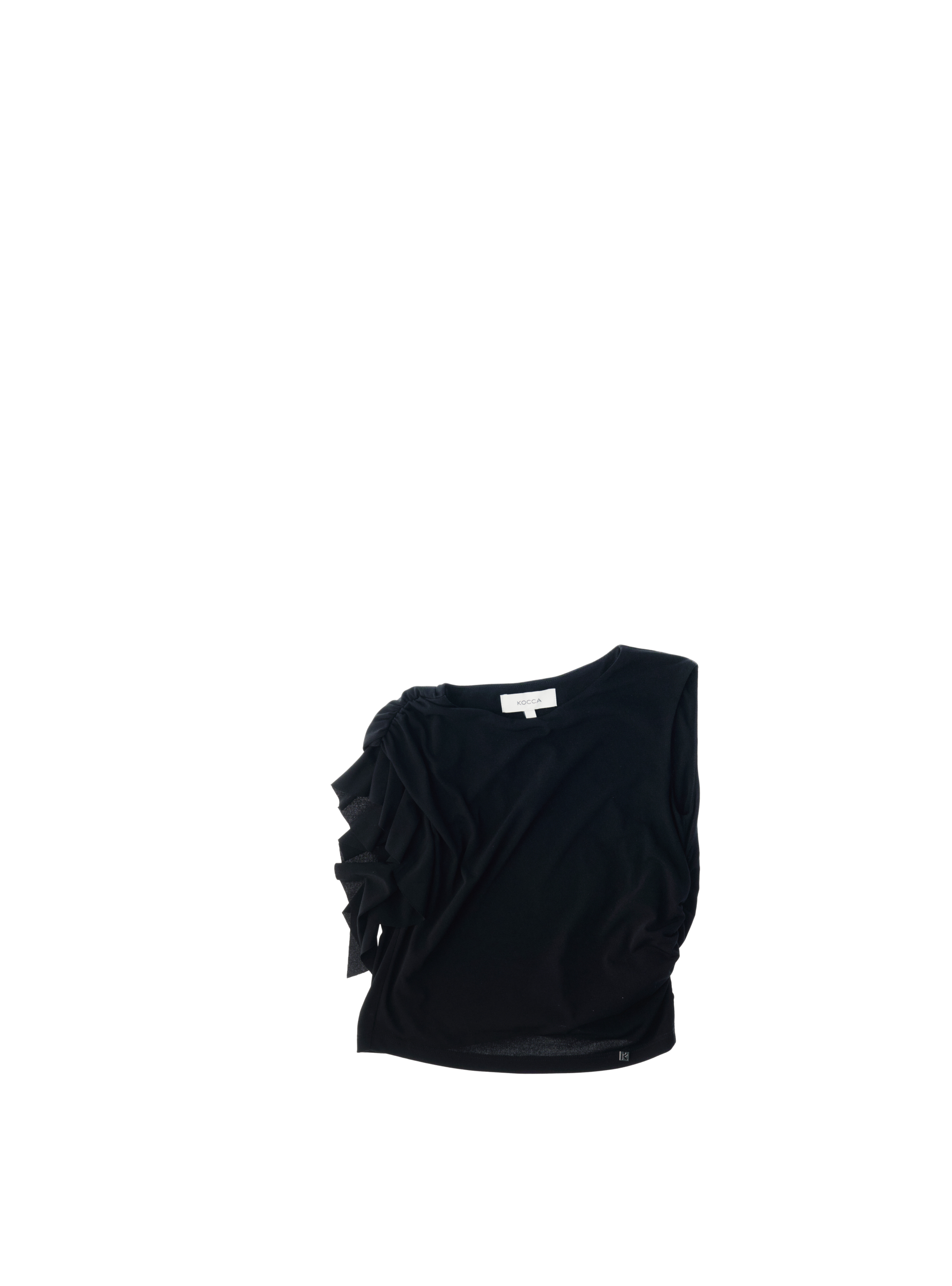 KOCCA Top monospalla NERO