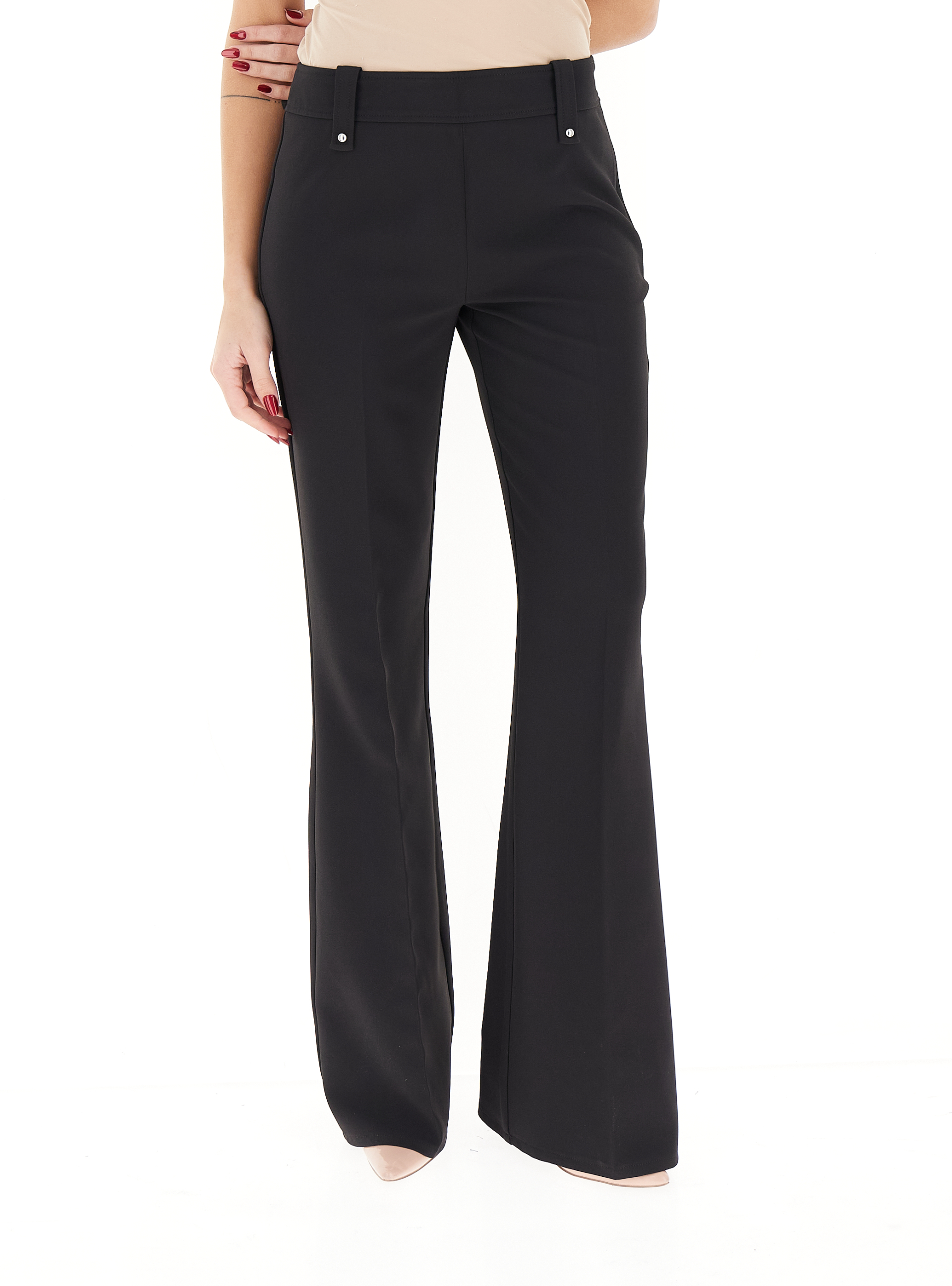Pantalone flare LIU JEANS NERO