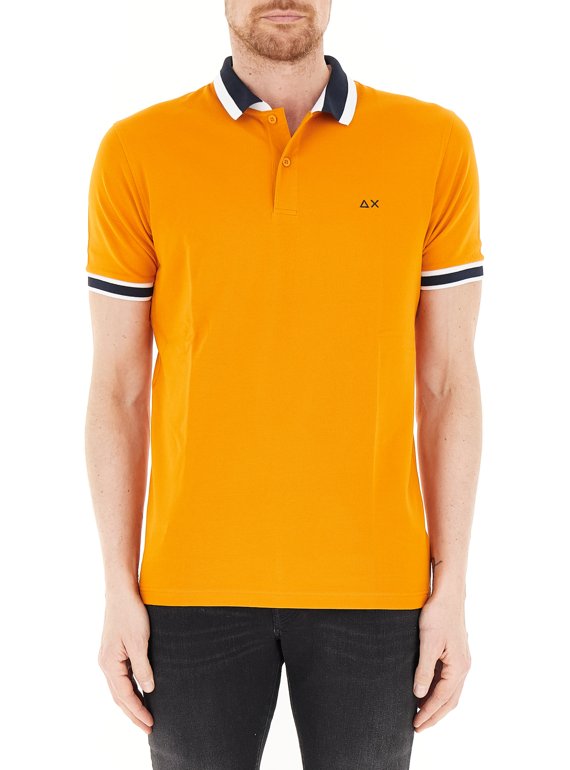 SUN68 Polo maniche corte ARANCIONE