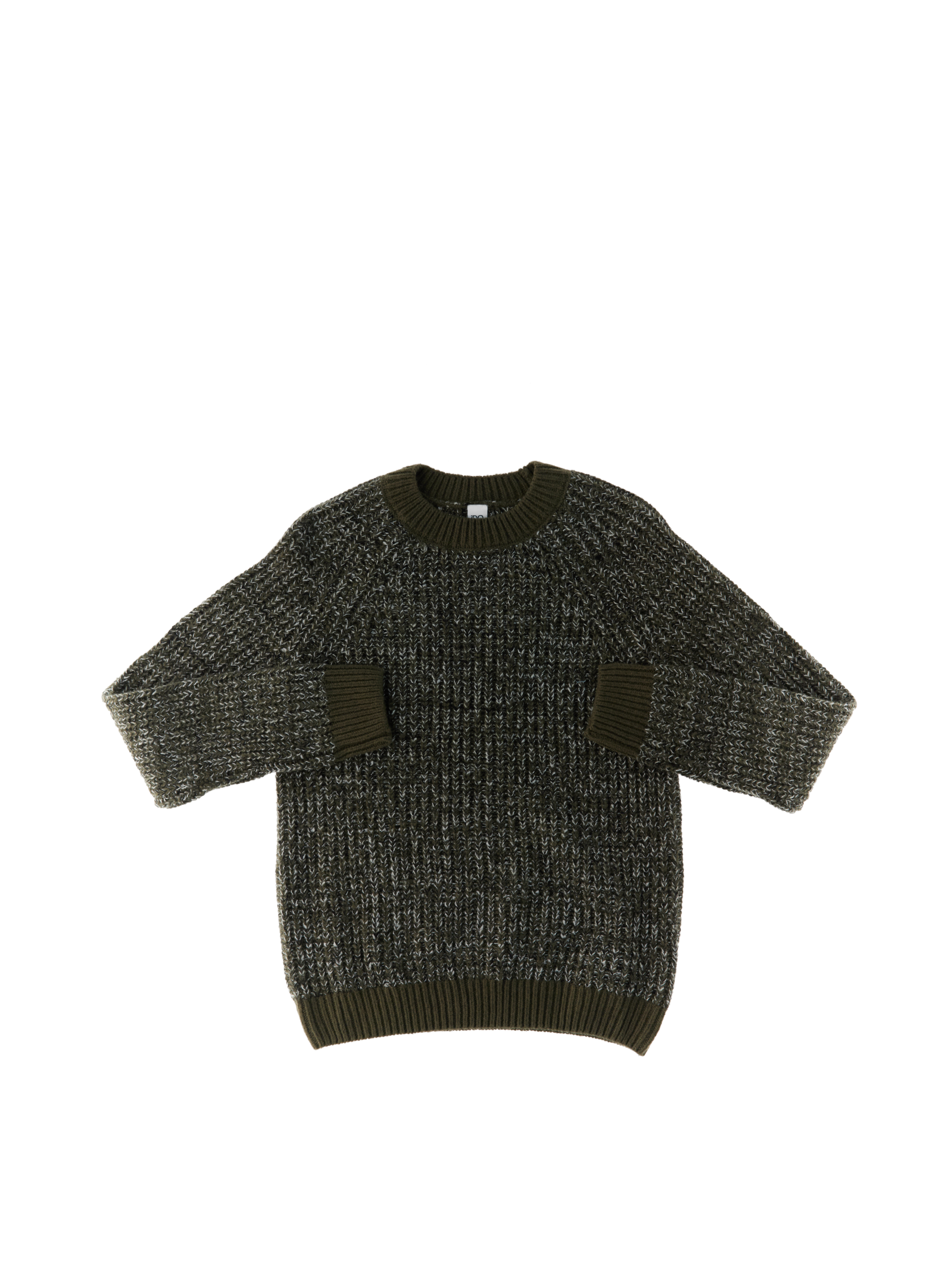 Maglione misto cotone VERDE MILITARE