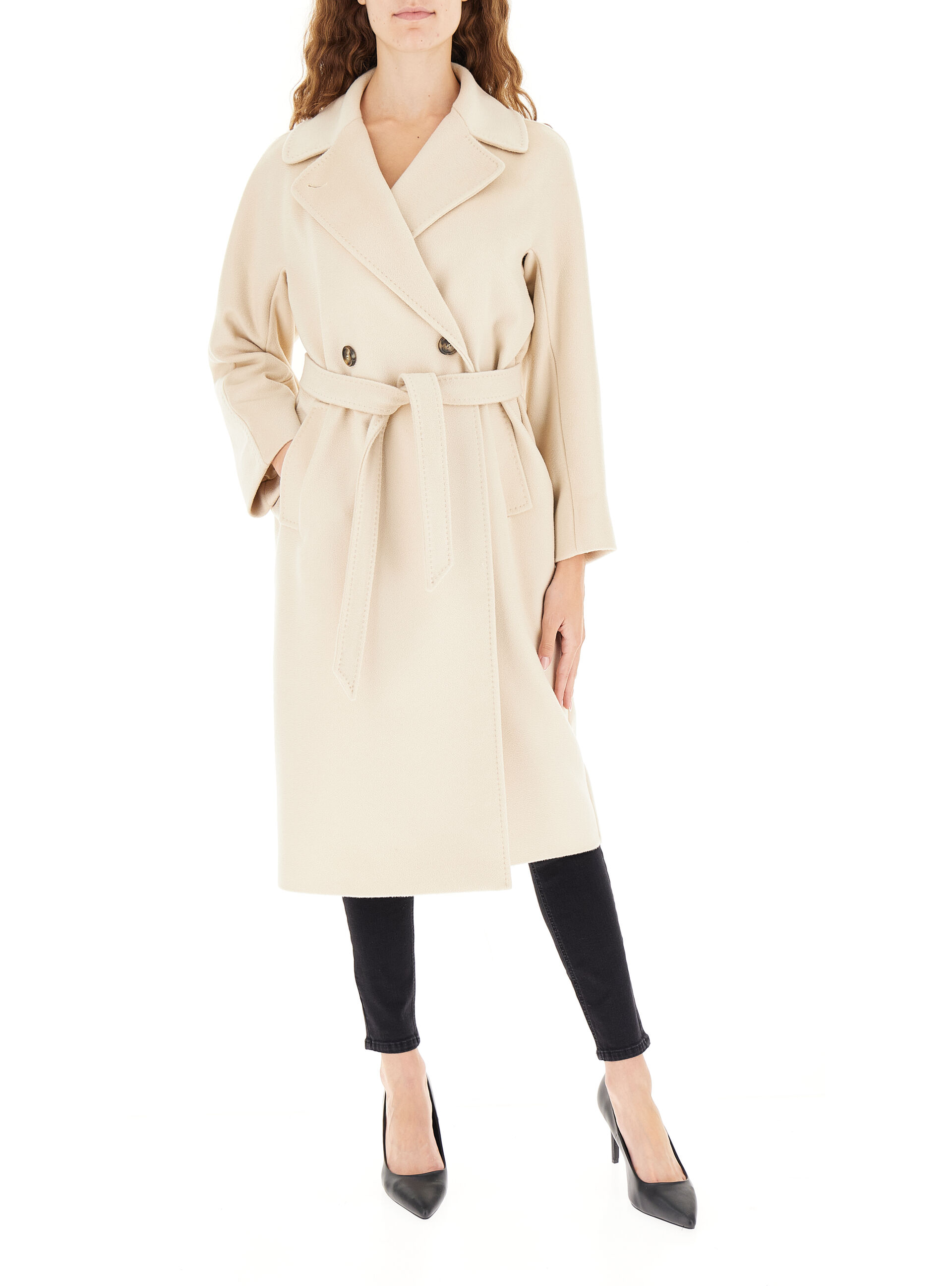 Cappotto doppiopetto CHAMPAGNE 40